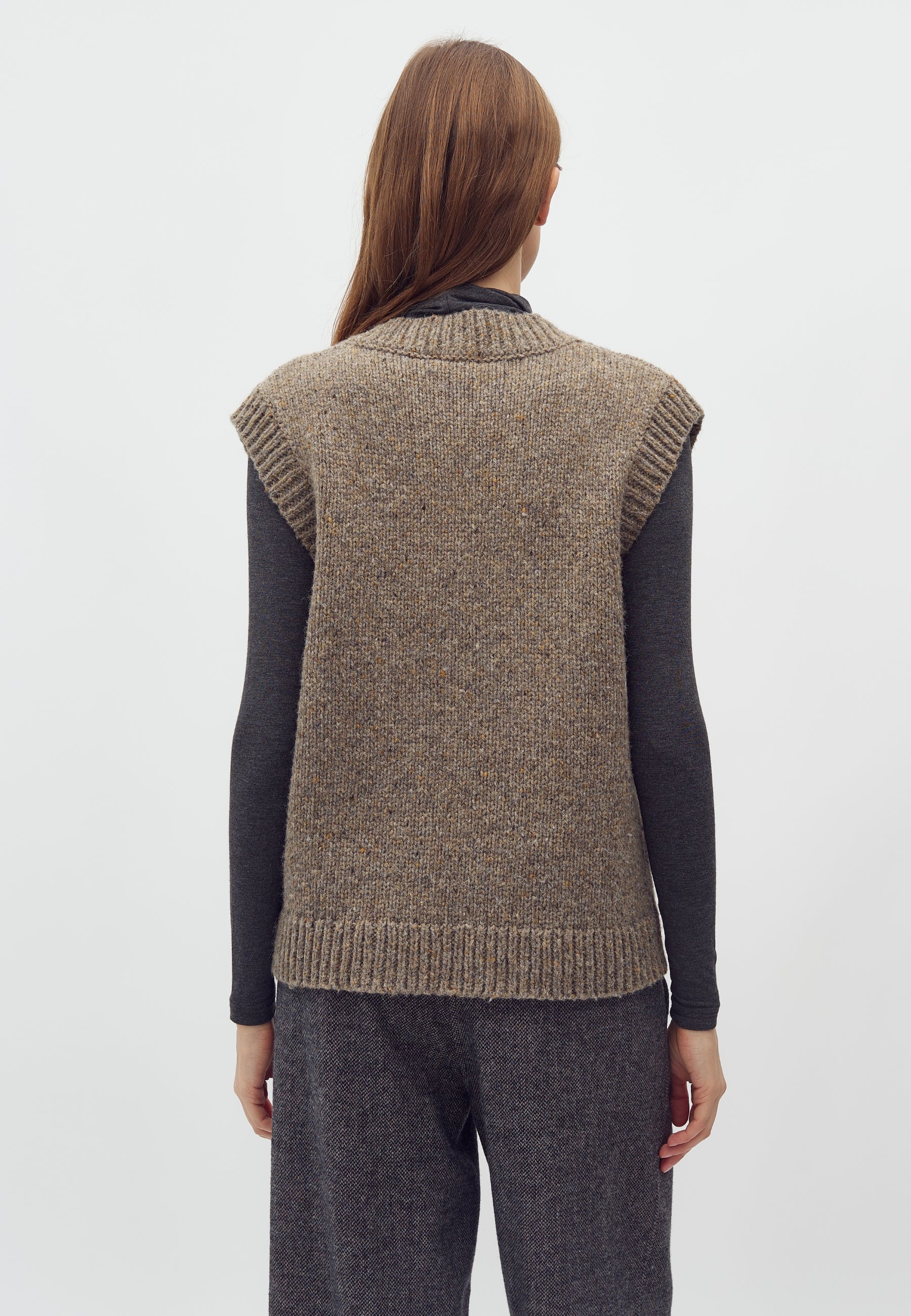 Allia-M Knit Vest - Dusty Sprinkle - Image 3