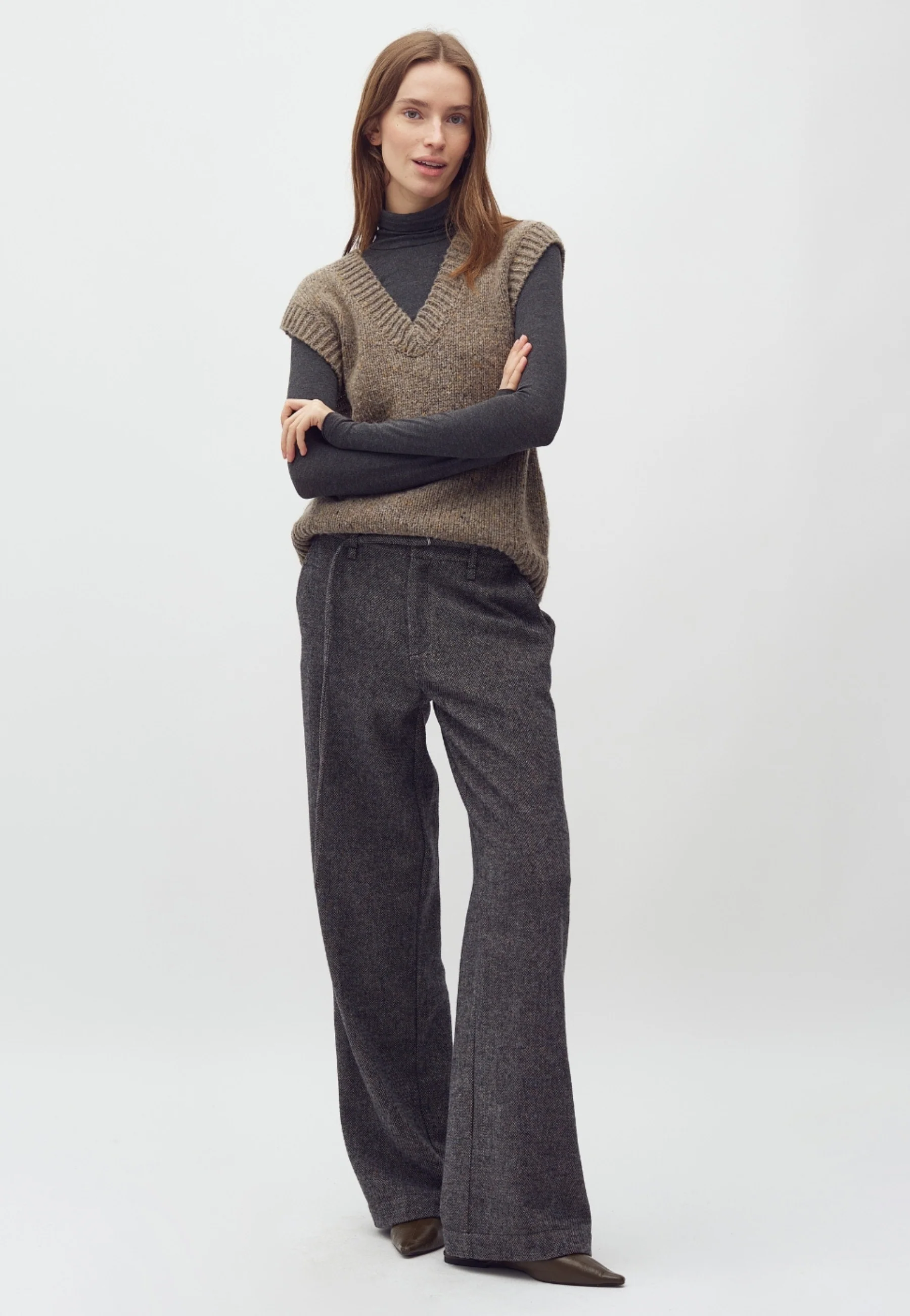 Allia-M Knit Vest - Dusty Sprinkle - Image 4