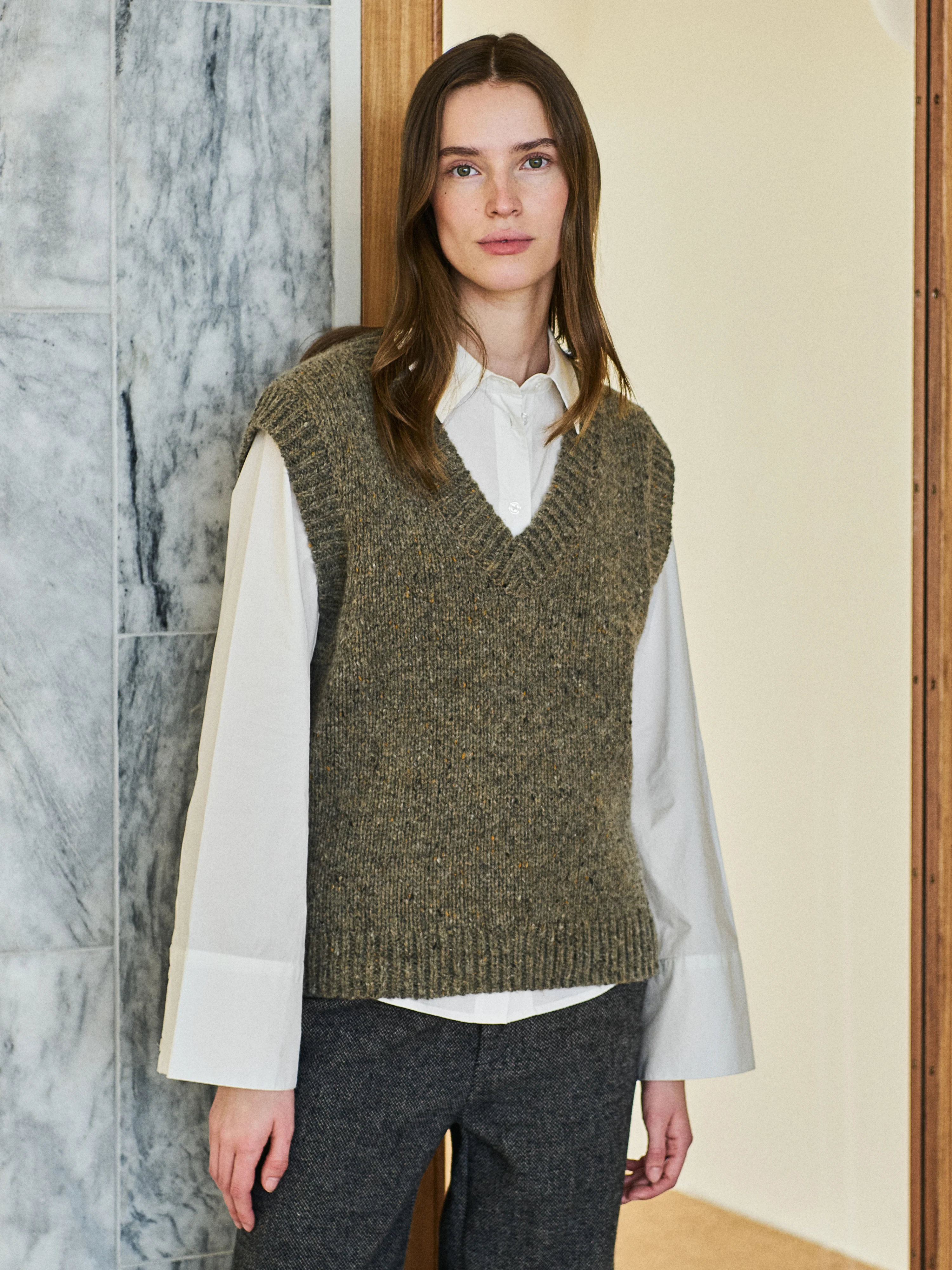 Allia-M Knit Vest - Dusty Sprinkle - Image 8
