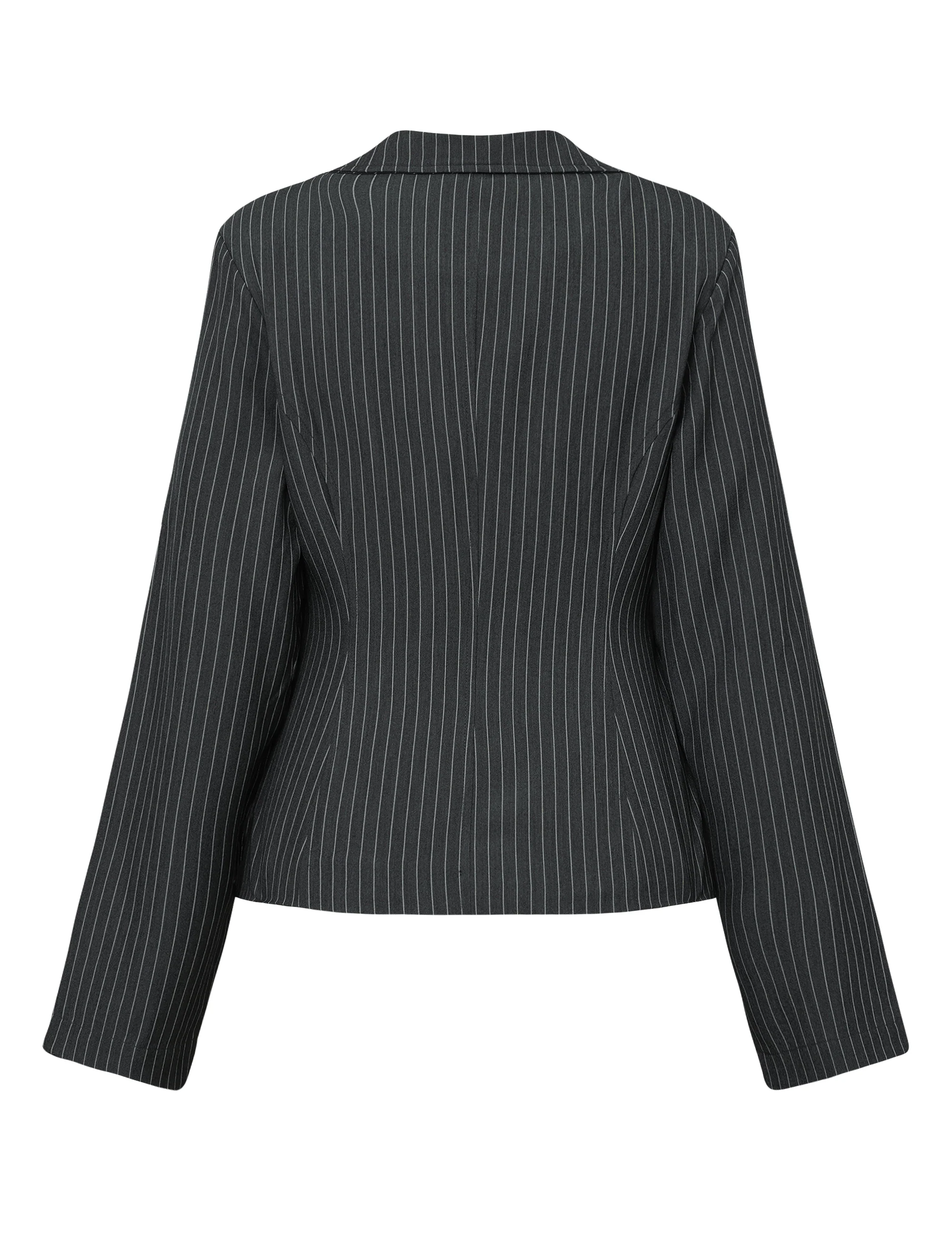 Anathea-M Blazer - Grey Pinestripe - Image 6
