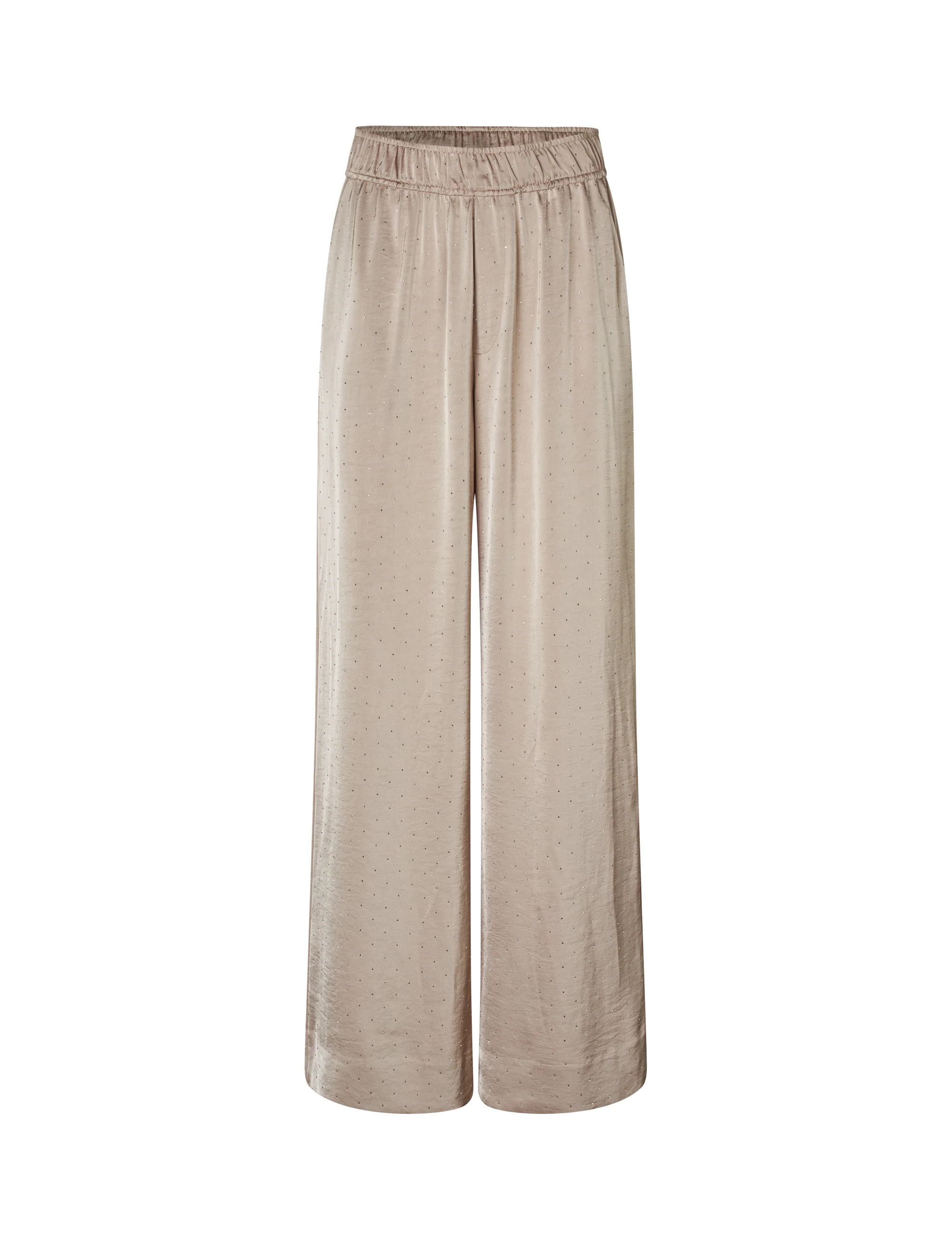 Asaka-M Satin Trousers - Light Sand - Image 5
