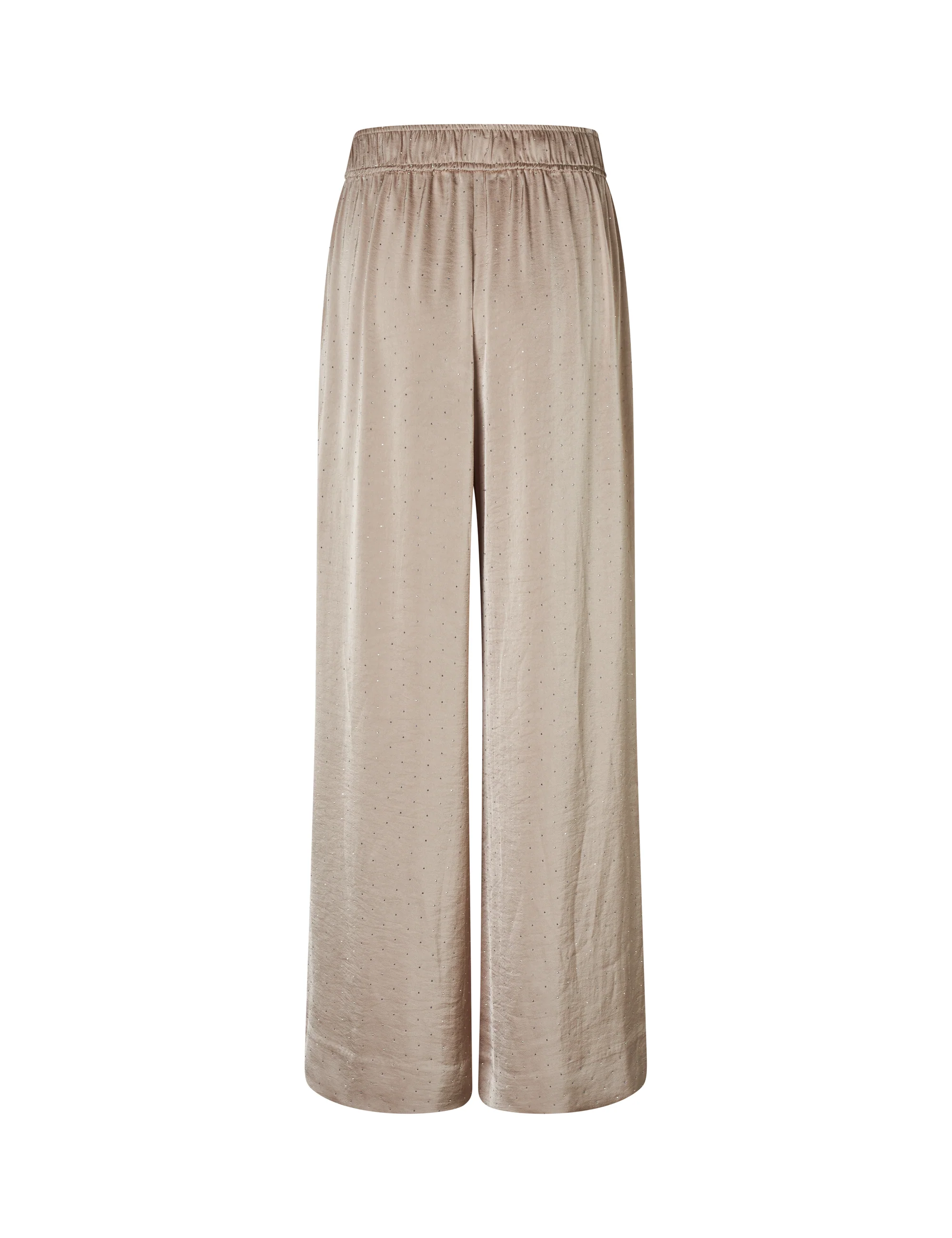 Asaka-M Satin Trousers - Light Sand - Image 6