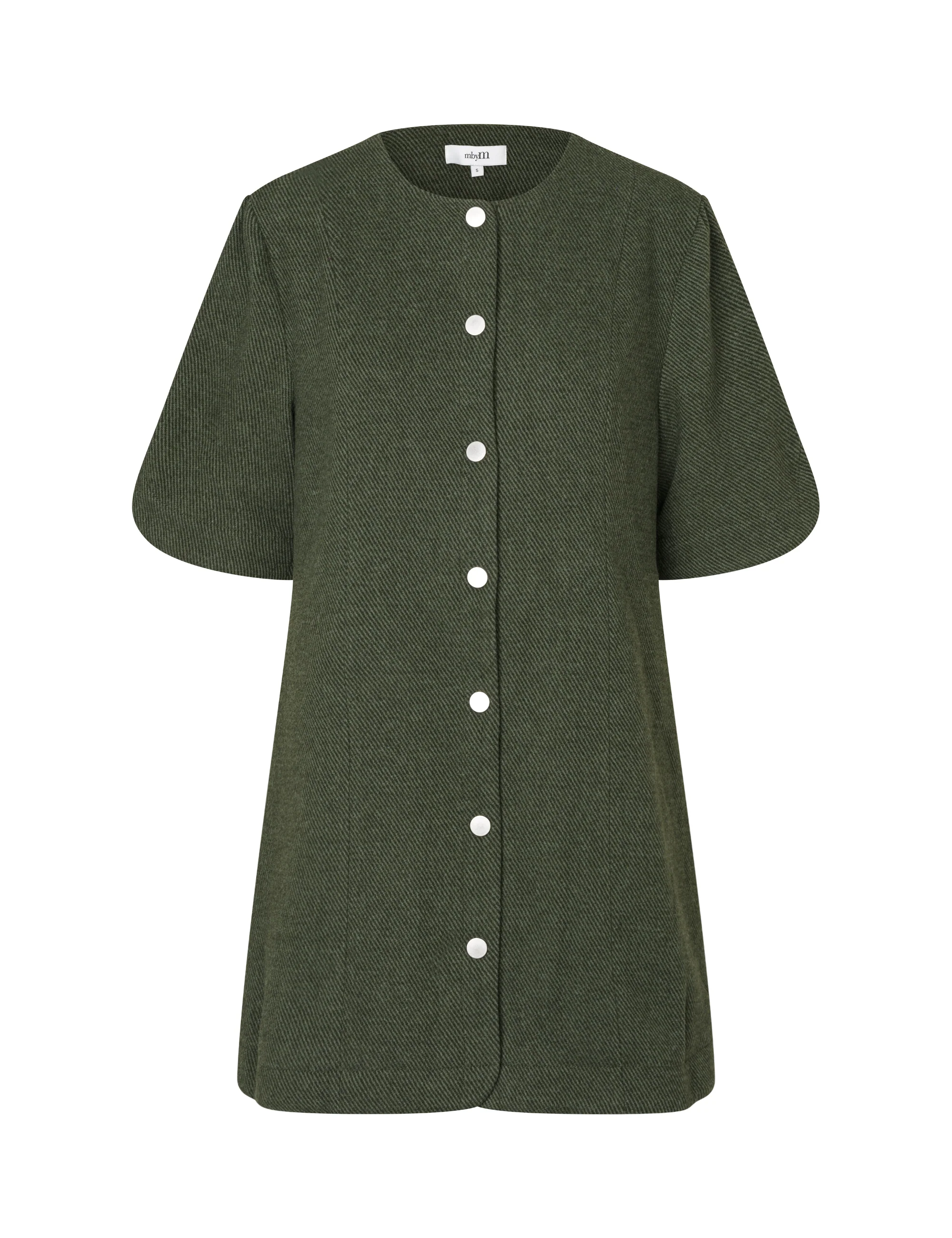Baomino-M Dress - Army Twill - Image 4