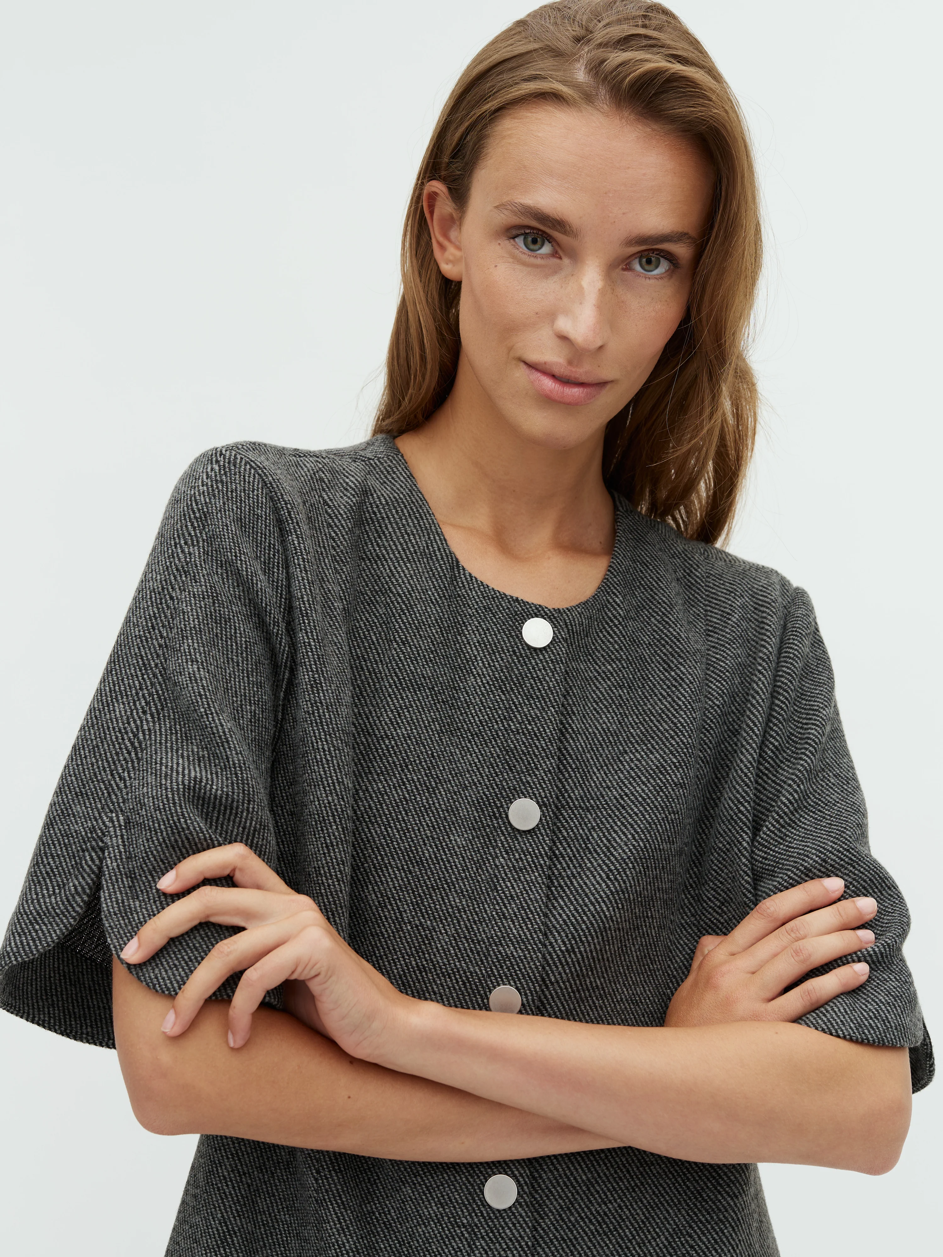 Baomino-M Dress - Black Twill - Image 4