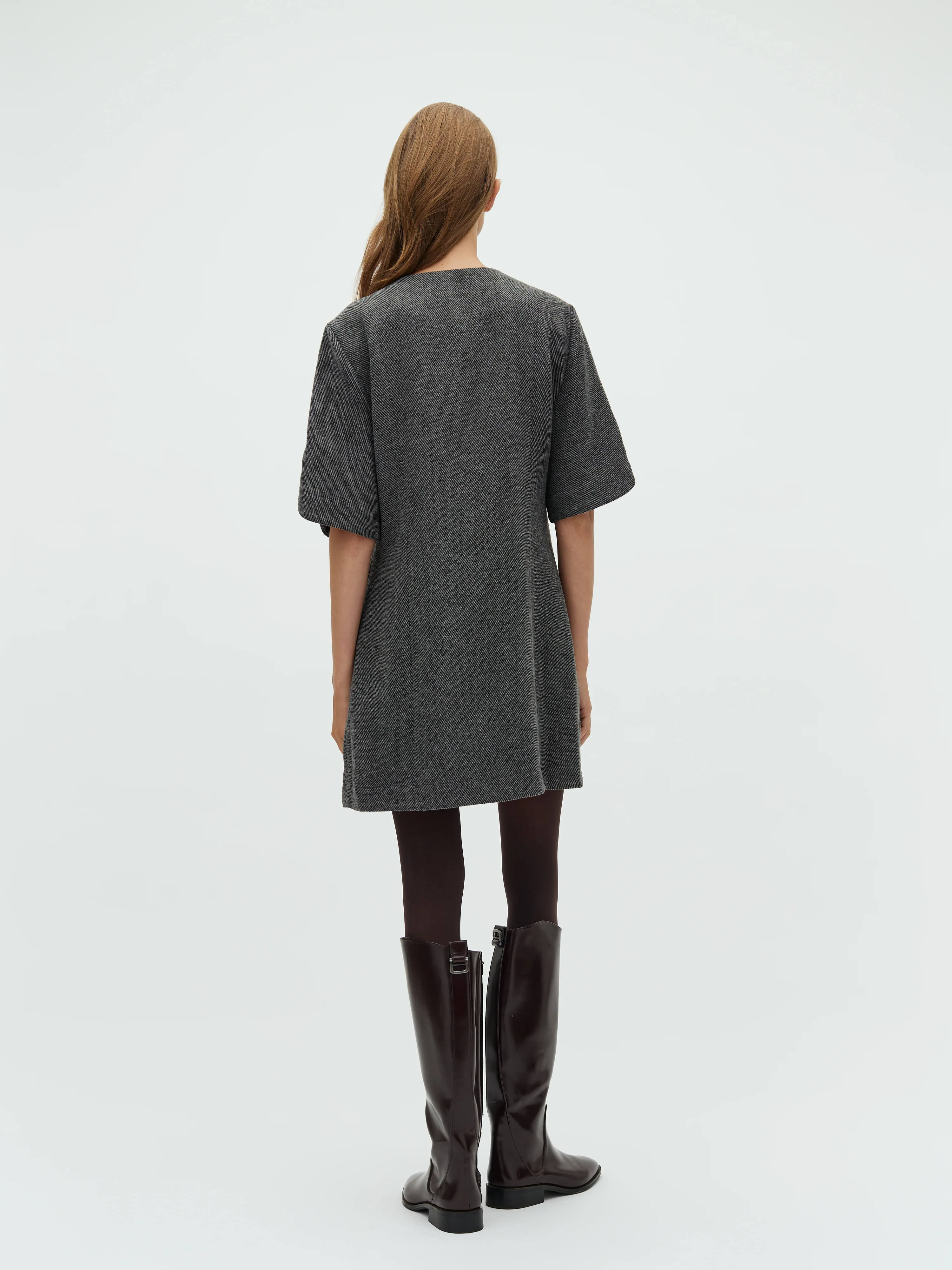 Baomino-M Dress - Black Twill - Image 6