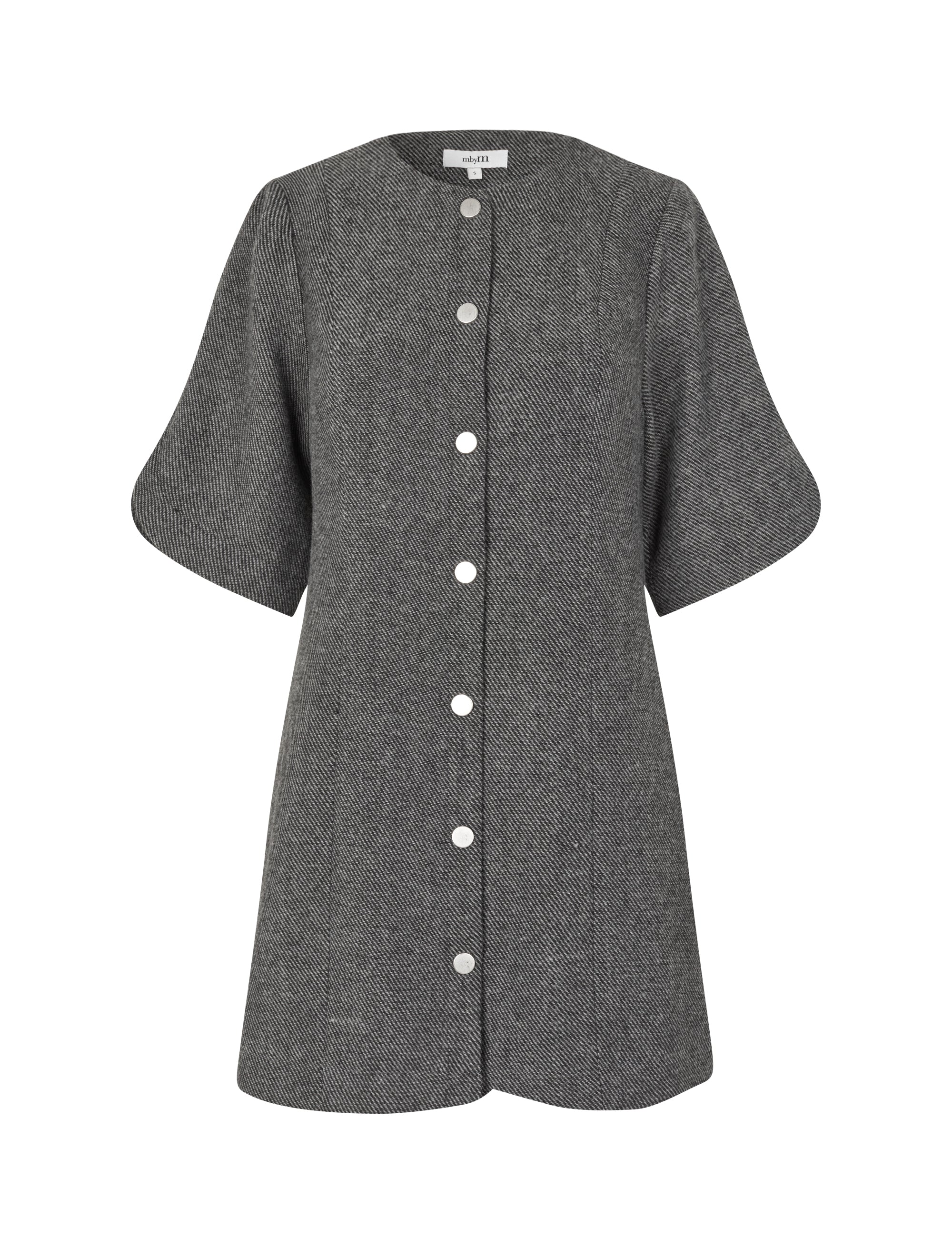 Baomino-M Dress - Black Twill - Image 7