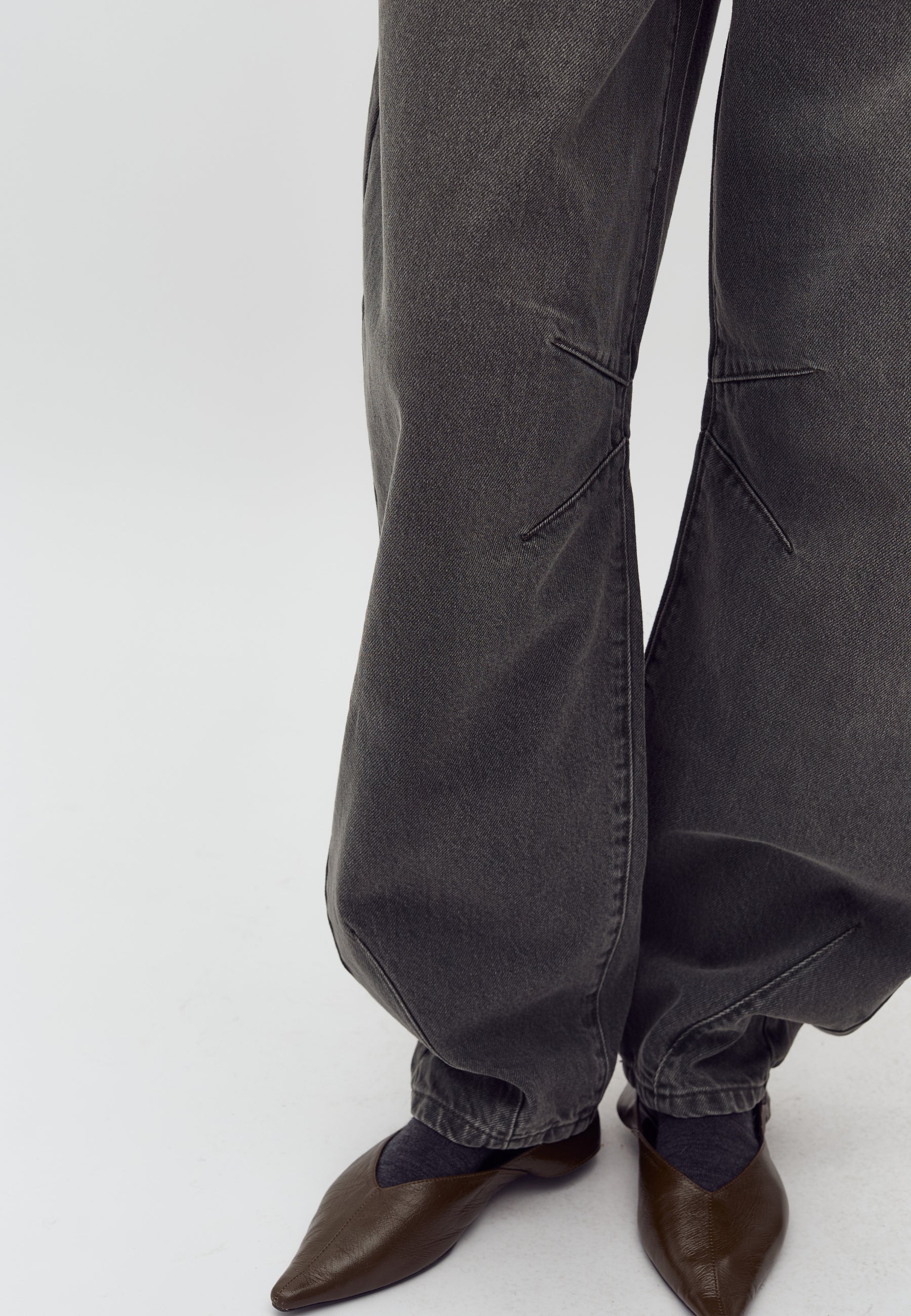 Barina-M Jeans - Khaki Green Wash - Image 3