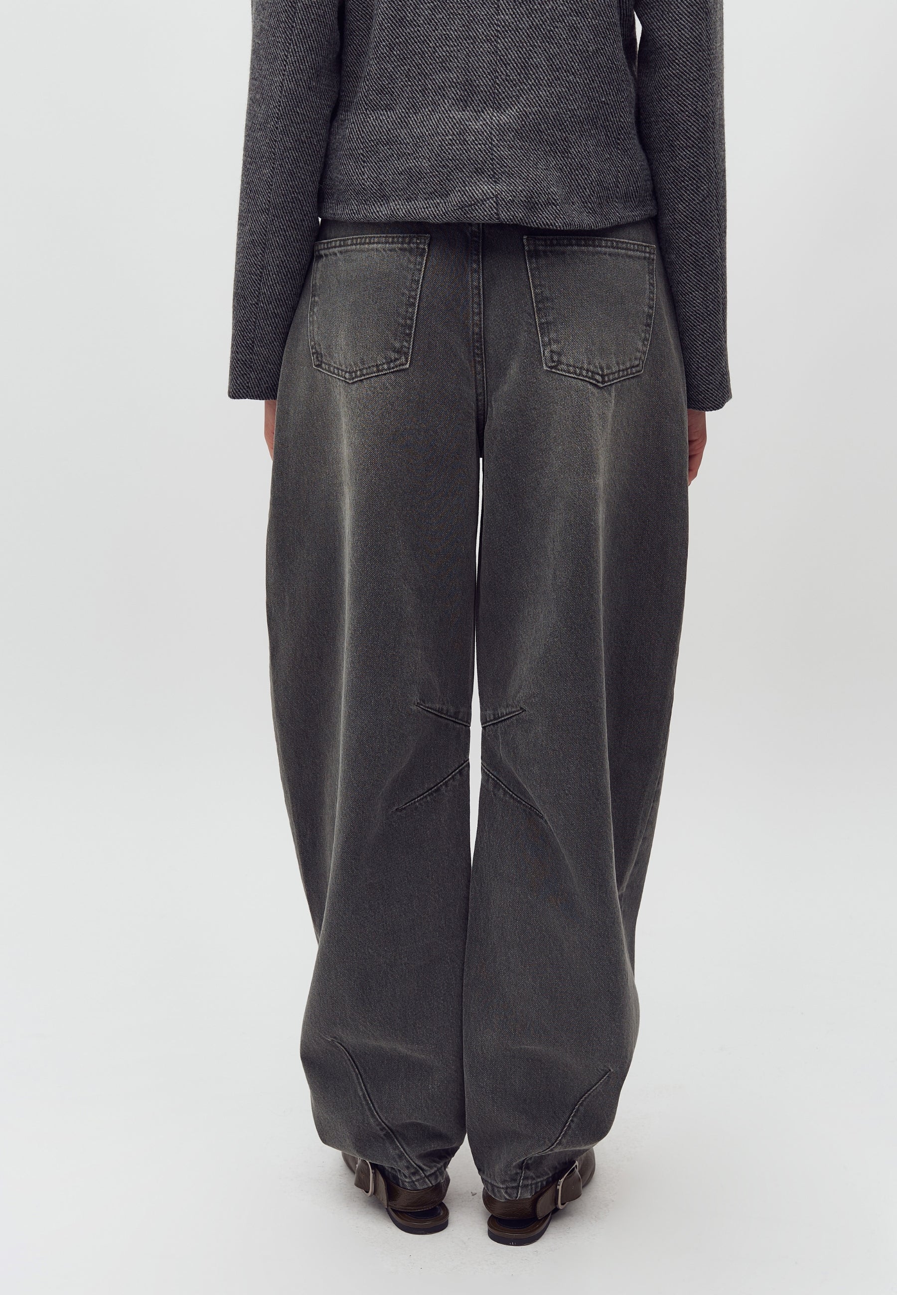 Barina-M Jeans - Khaki Green Wash - Image 4