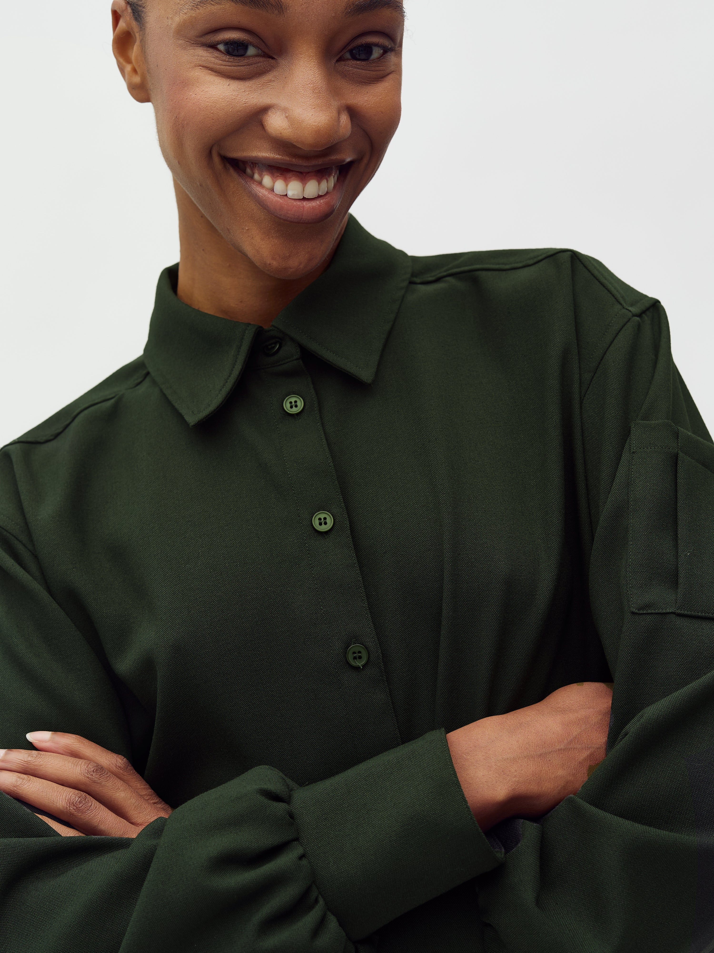 Cammia-M Shirt - Pine Green - Image 4