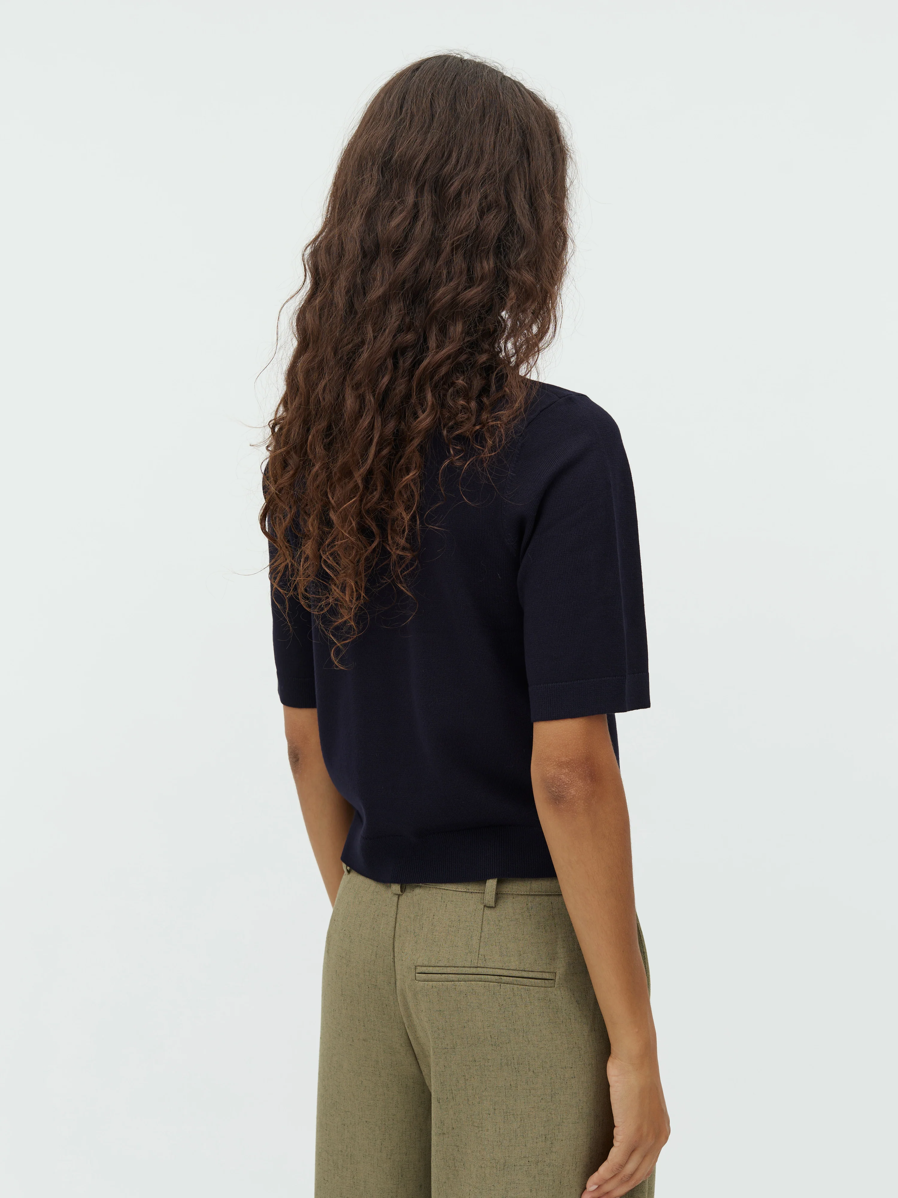 Carla-M Knit Blouse - Night Sky - Image 3