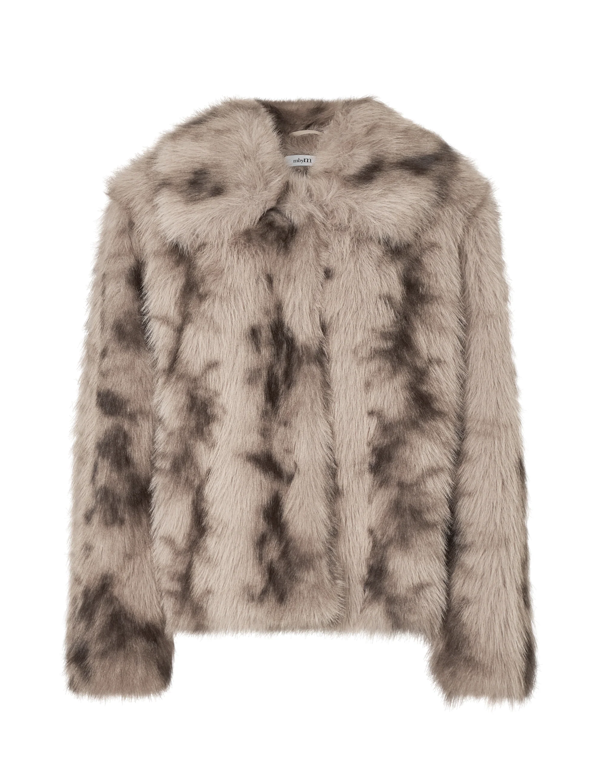 Corvia-M Faux Fur Jacket - Brown Shadow - Image 5
