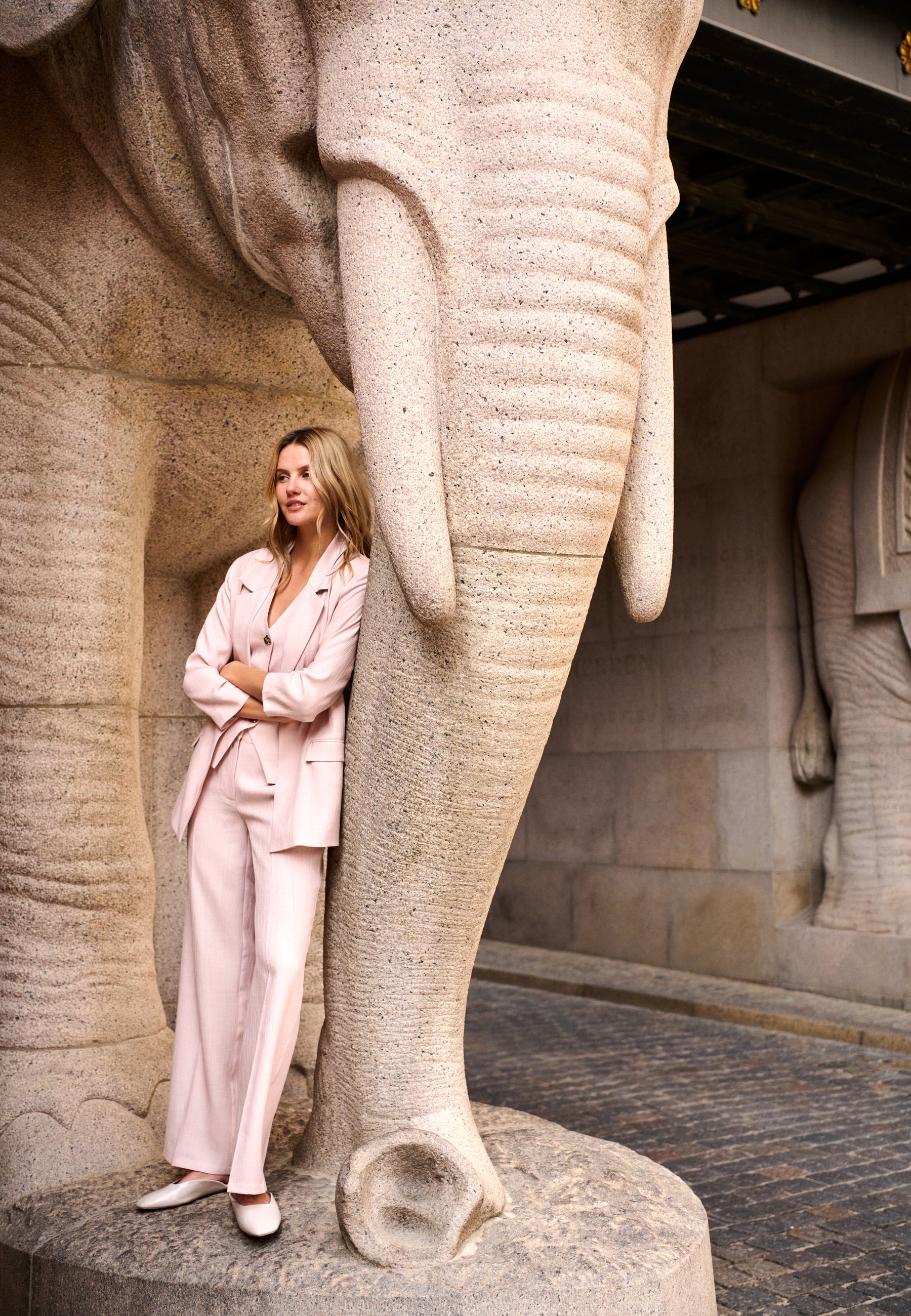 Dravina-M Blazer - Rose Red Light Melange - Image 10