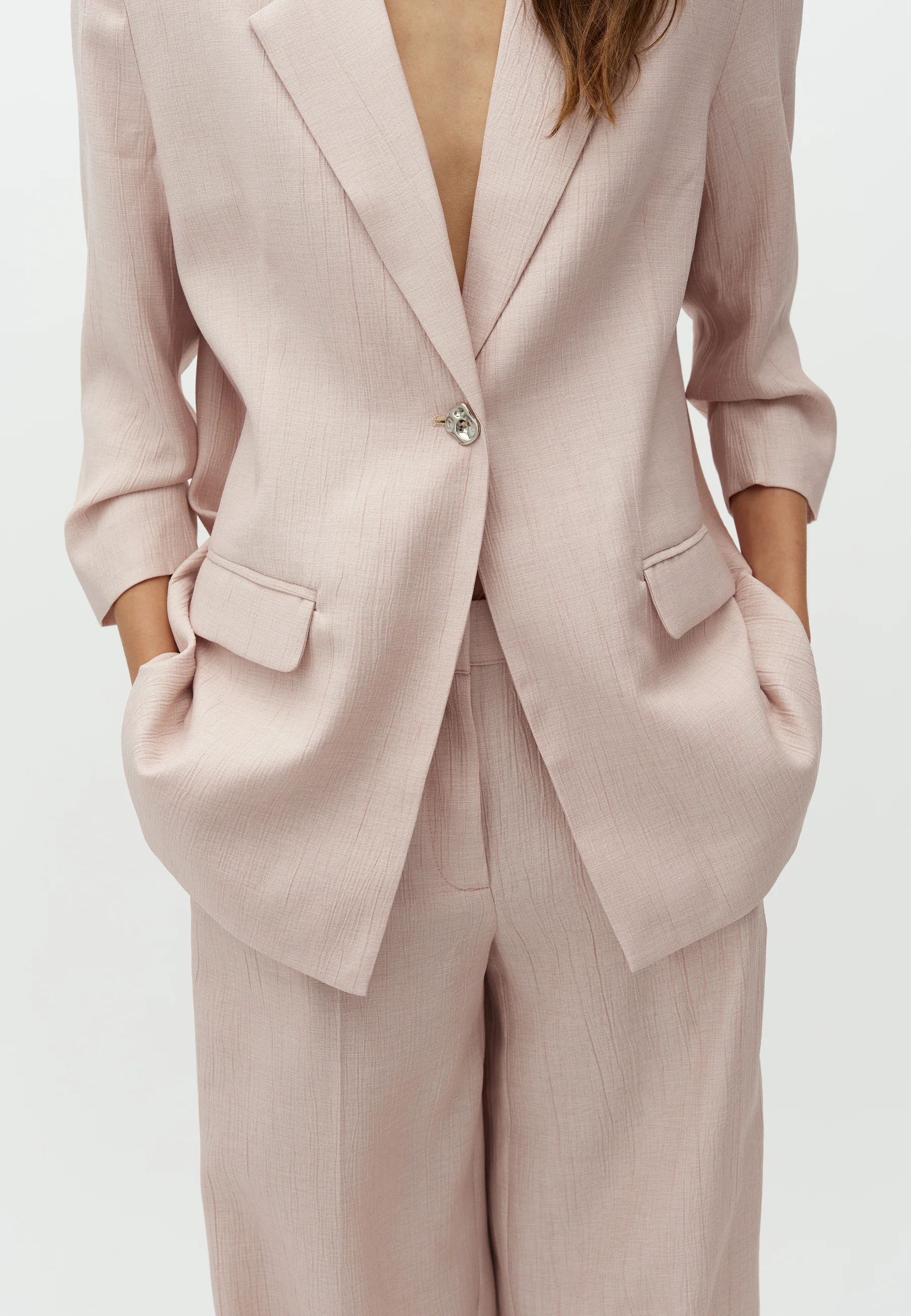 Dravina-M Blazer - Rose Red Light Melange - Image 5