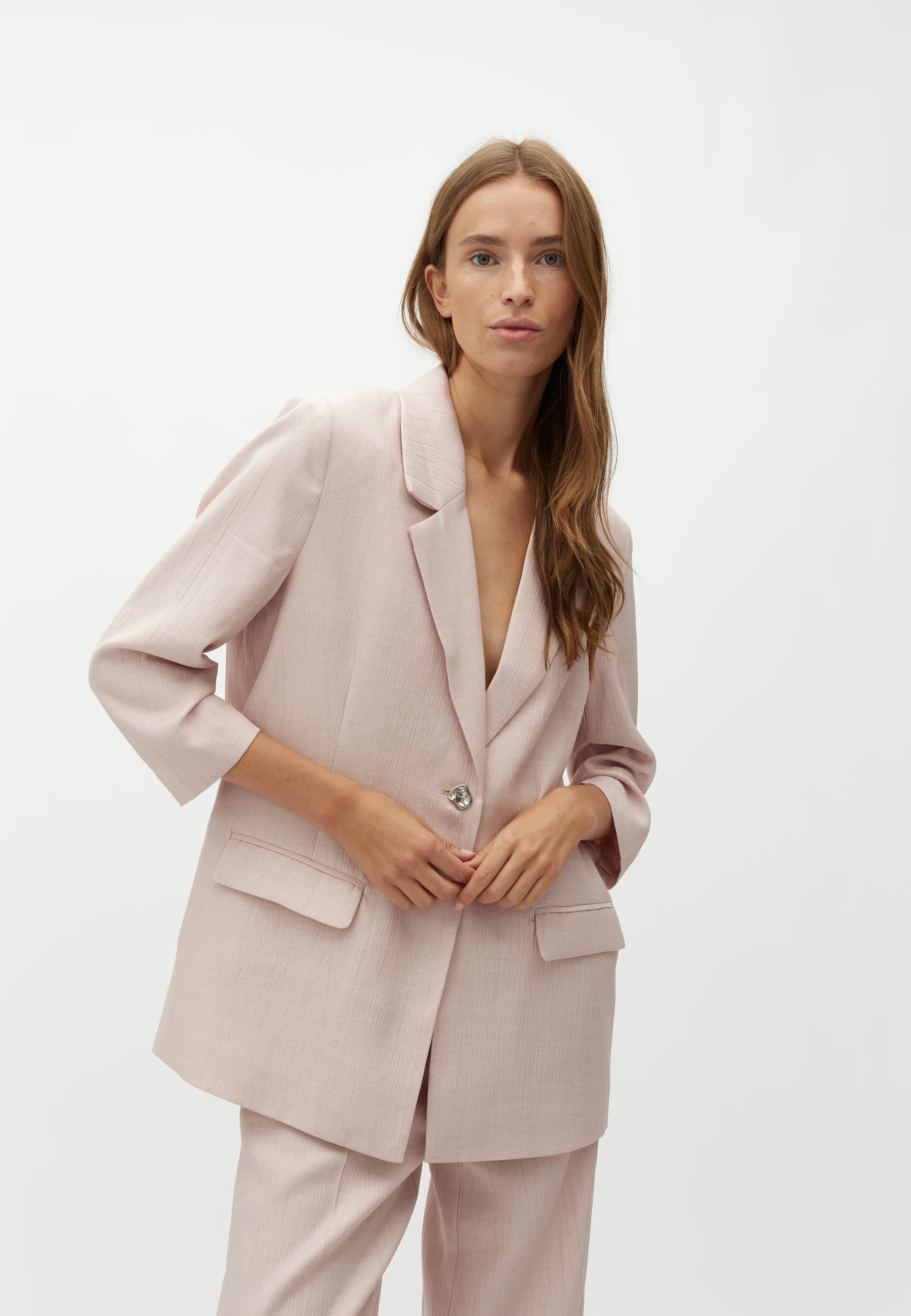 Dravina-M Blazer - Rose Red Light Melange - Image 6