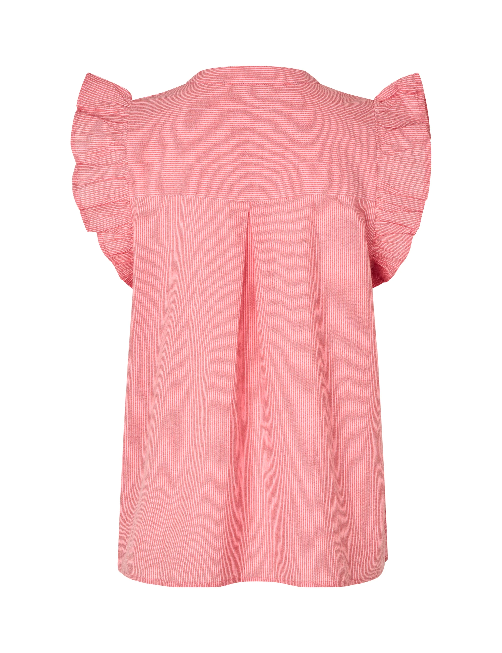 Gemala-M Top - Pink Red Stripe - Image 6