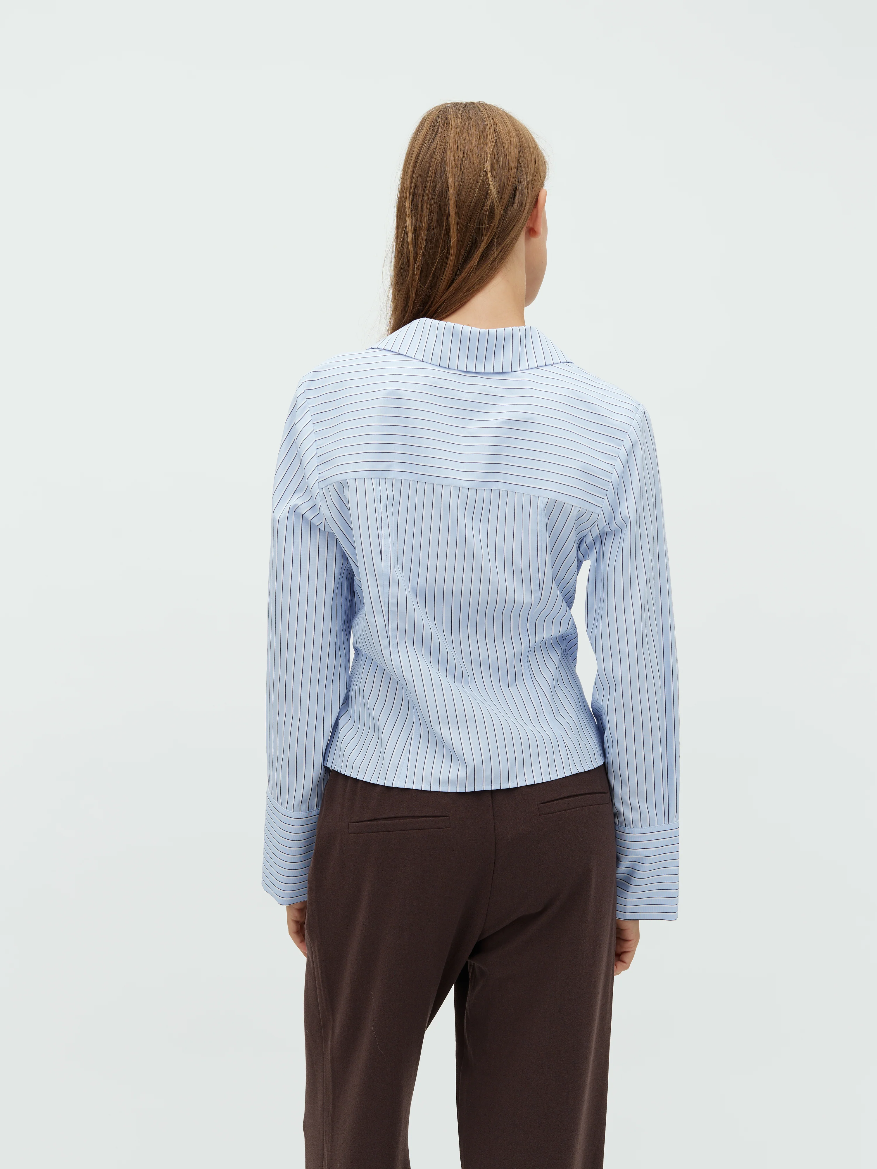 Gerri-M Shirt - Blue Navy Stripe - Image 3