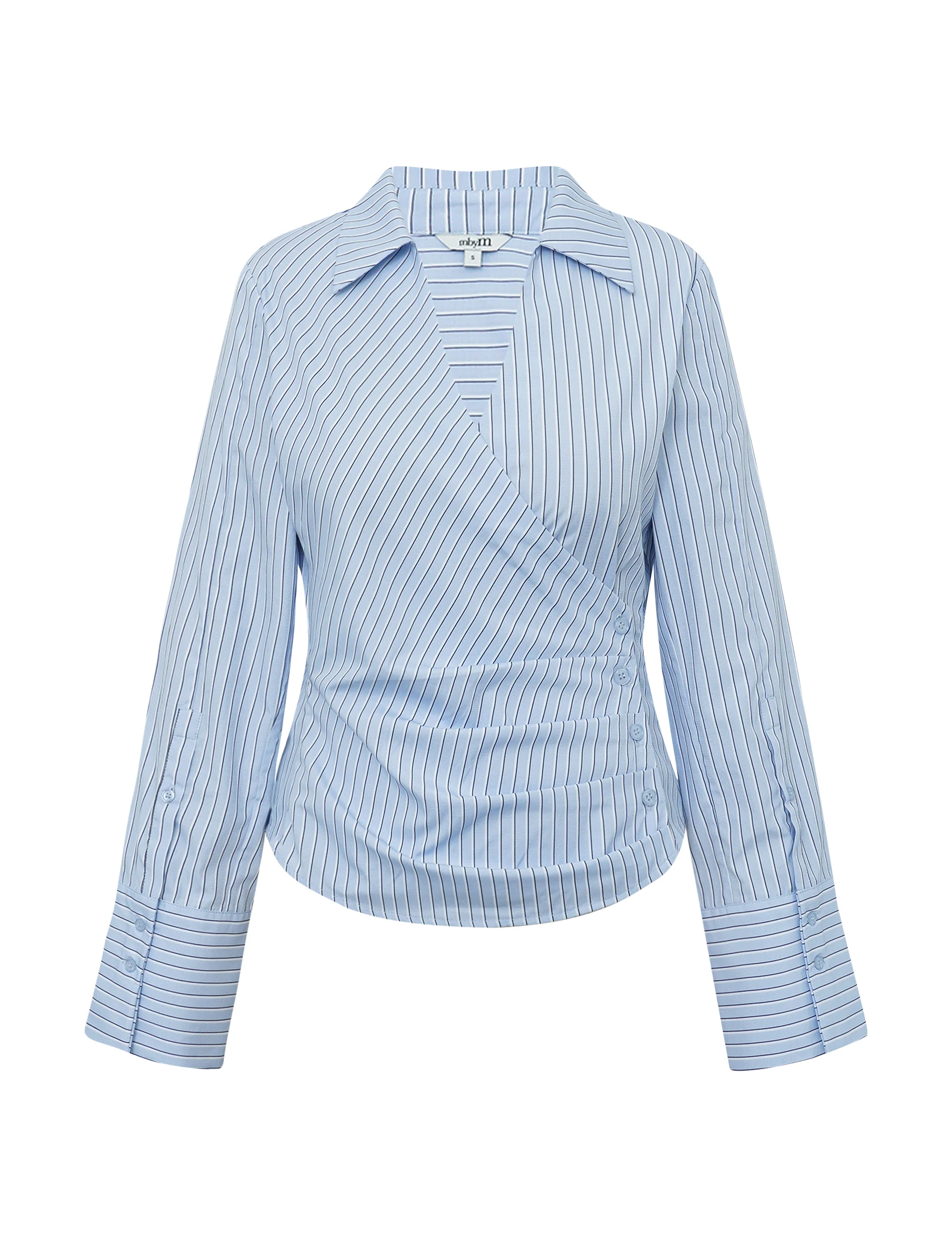 Gerri-M Shirt - Blue Navy Stripe - Image 4