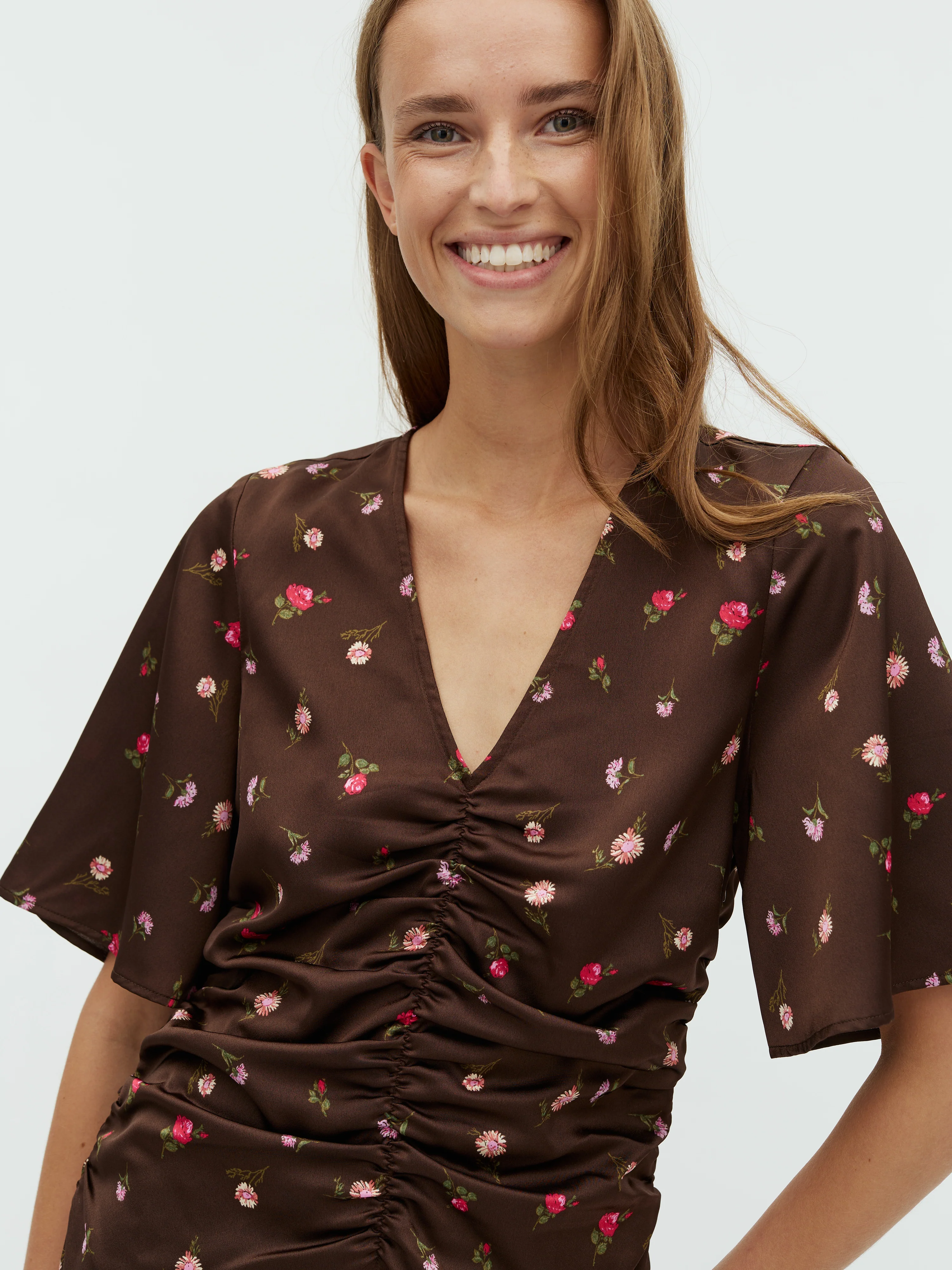 Ineya-M Dress - Dark Evaline Print - Image 3