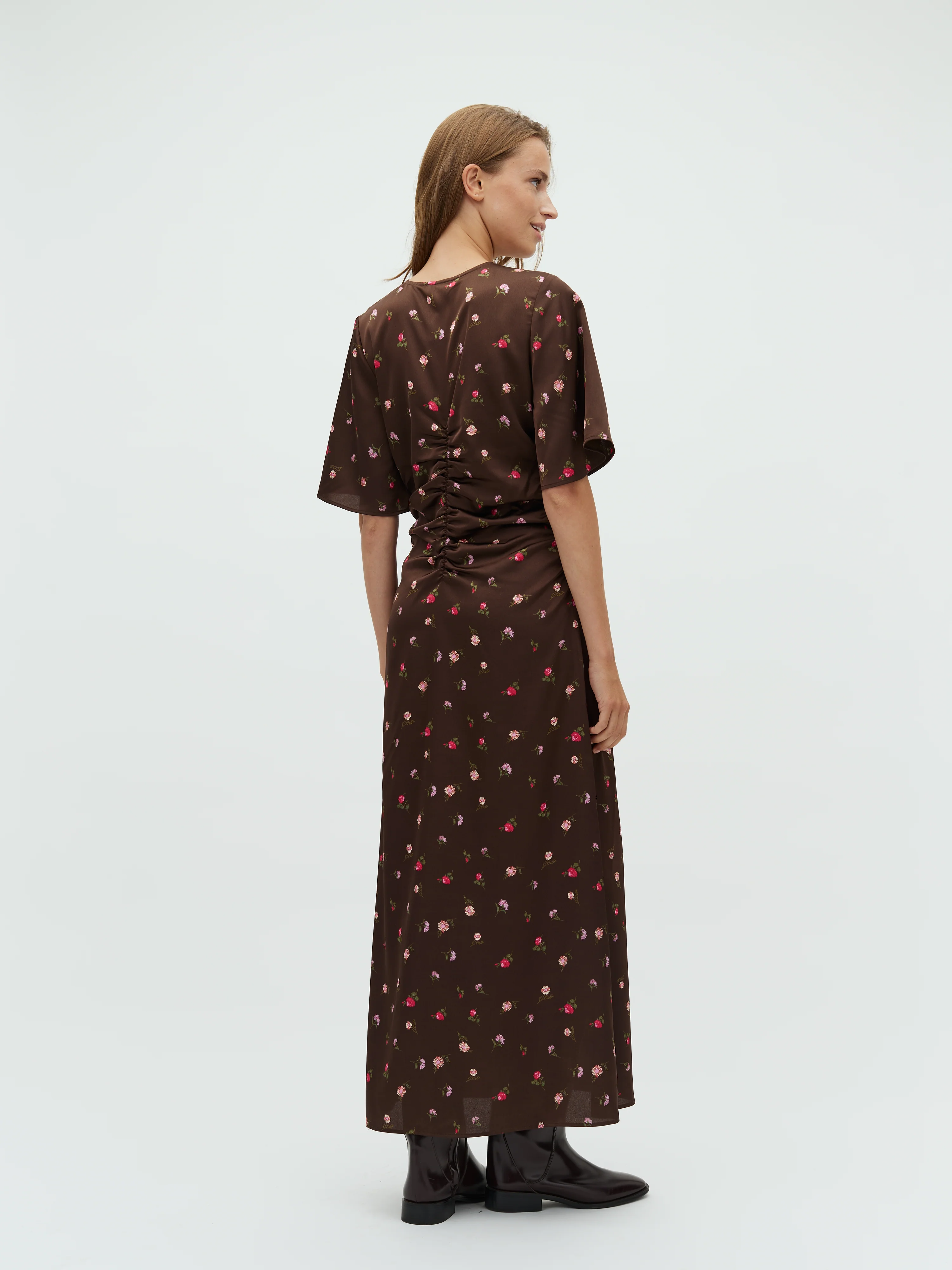 Ineya-M Dress - Dark Evaline Print - Image 4