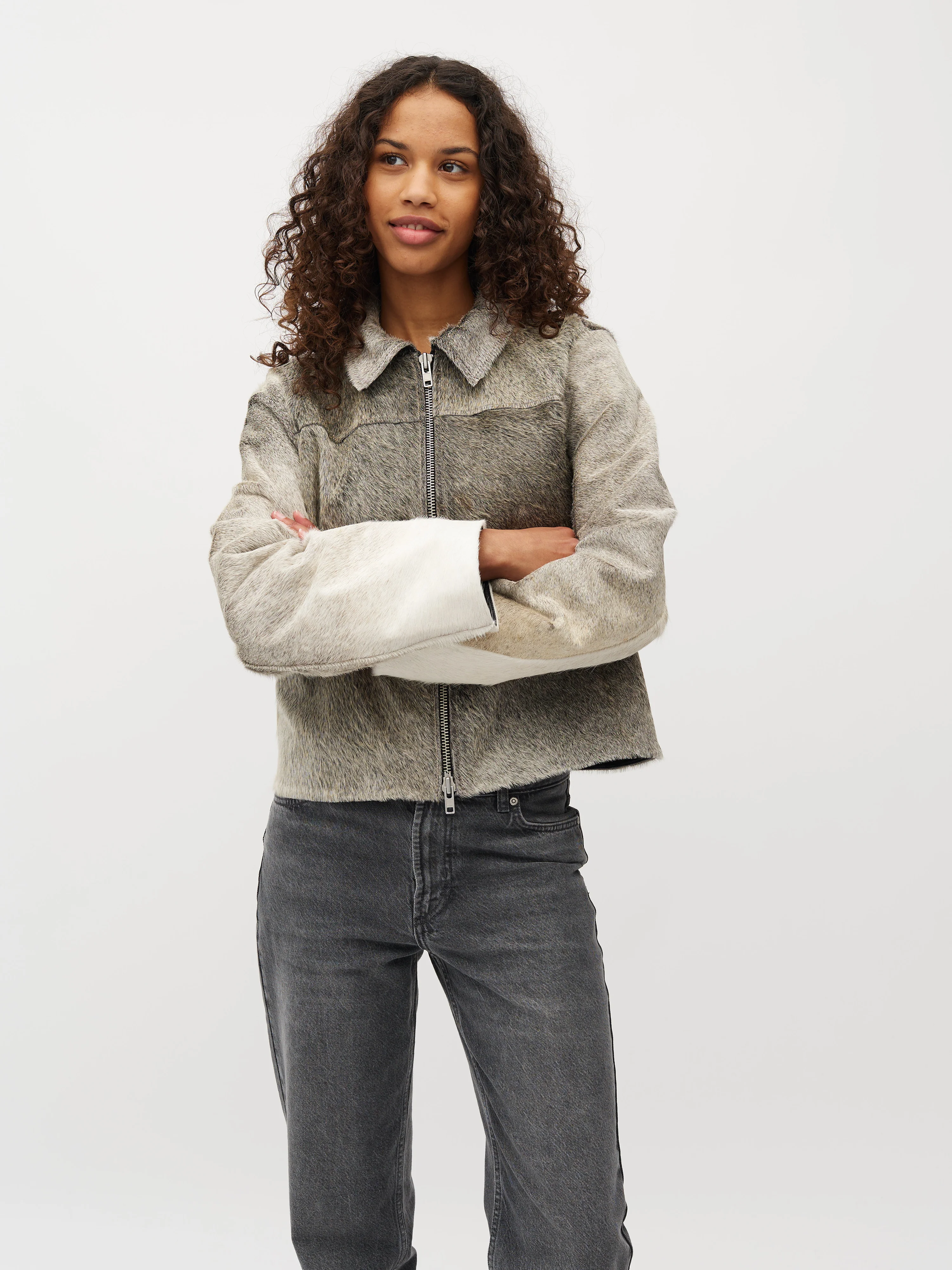 Isata-M Jacket - Grey Cow - Image 6