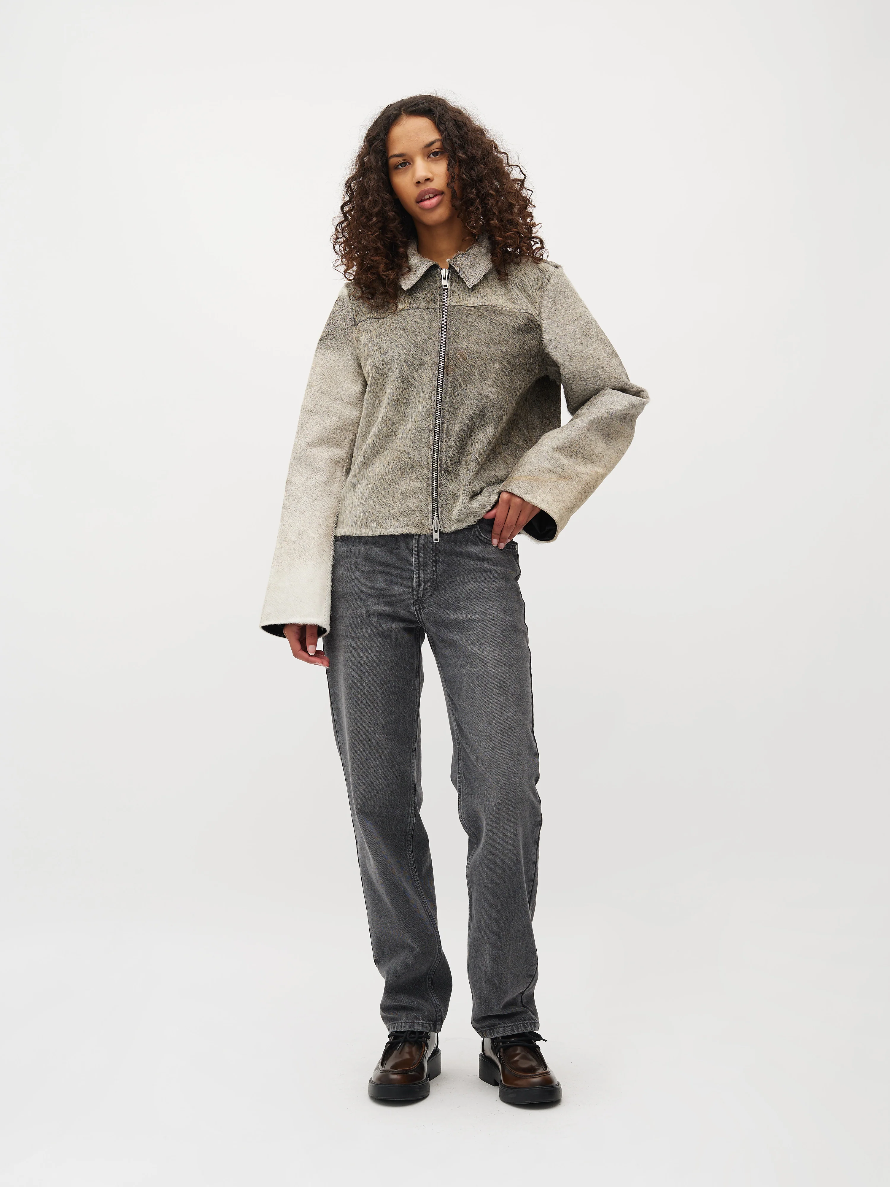 Isata-M Jacket - Grey Cow - Image 9
