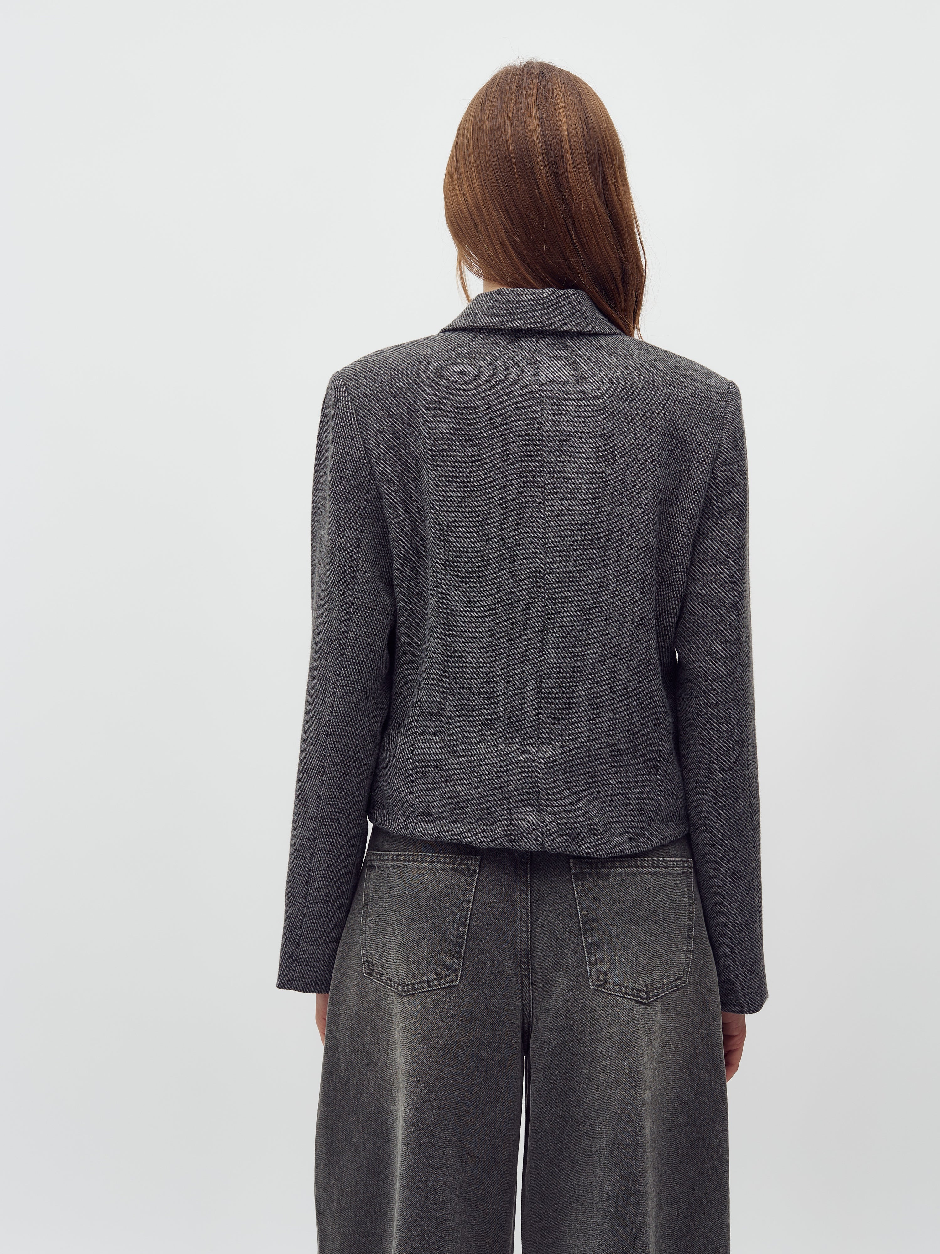 Iva-M Blazer - Black Twill - Image 3