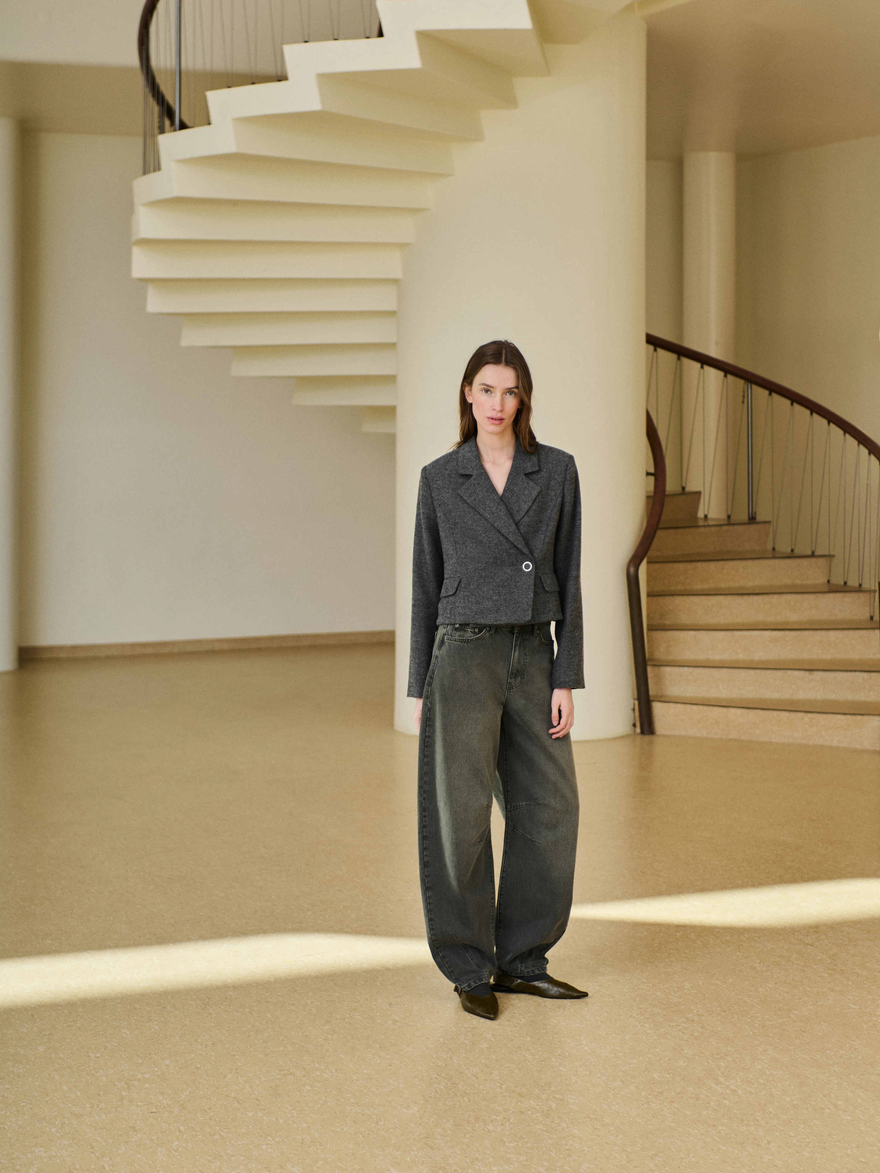 Iva-M Blazer - Black Twill - Image 9