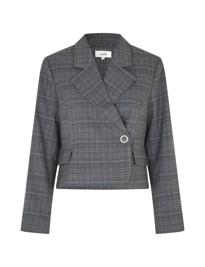 Iva-M Blazer - Grey Check - Image 5