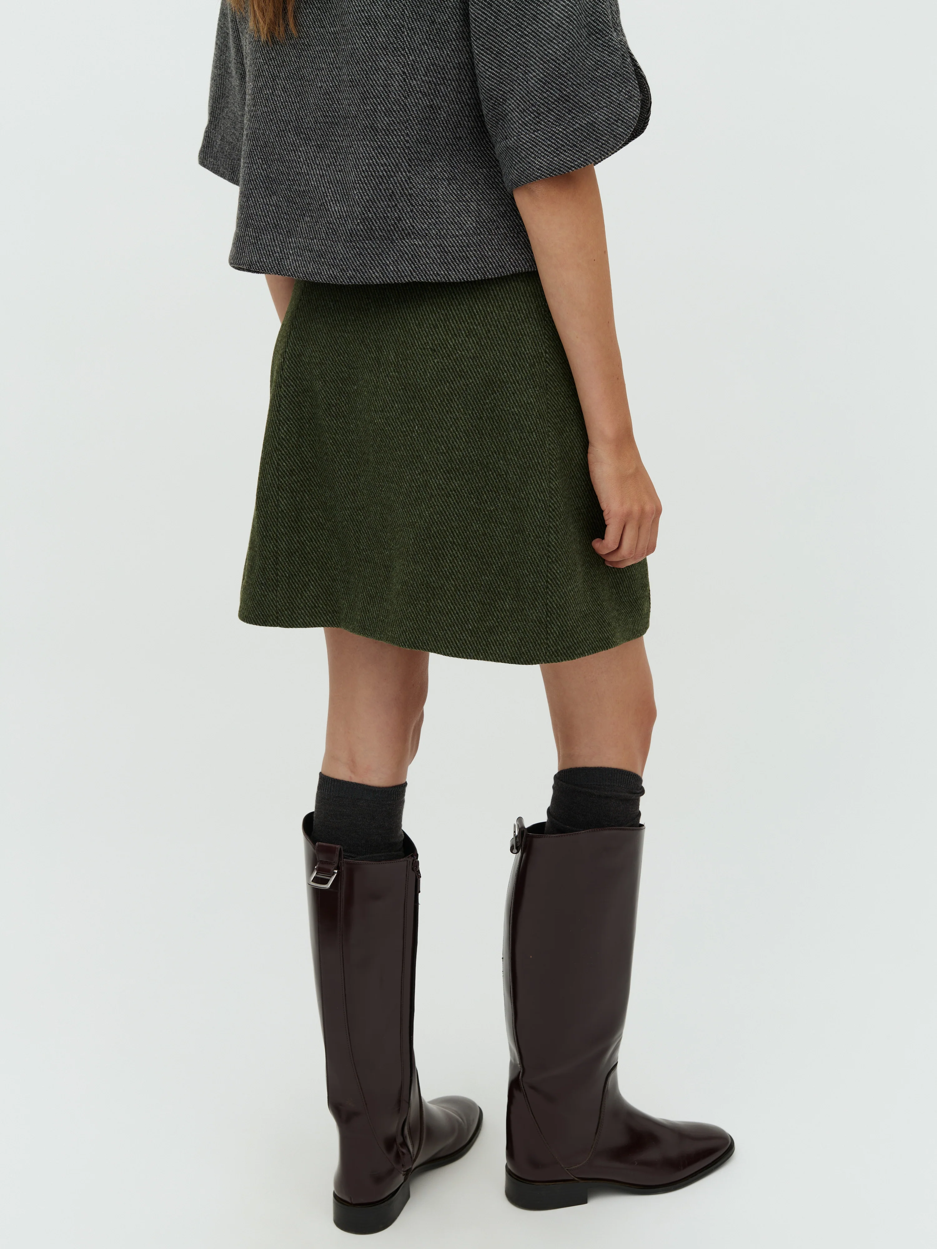 Kayanna-M Skirt - Army Twill - Image 3