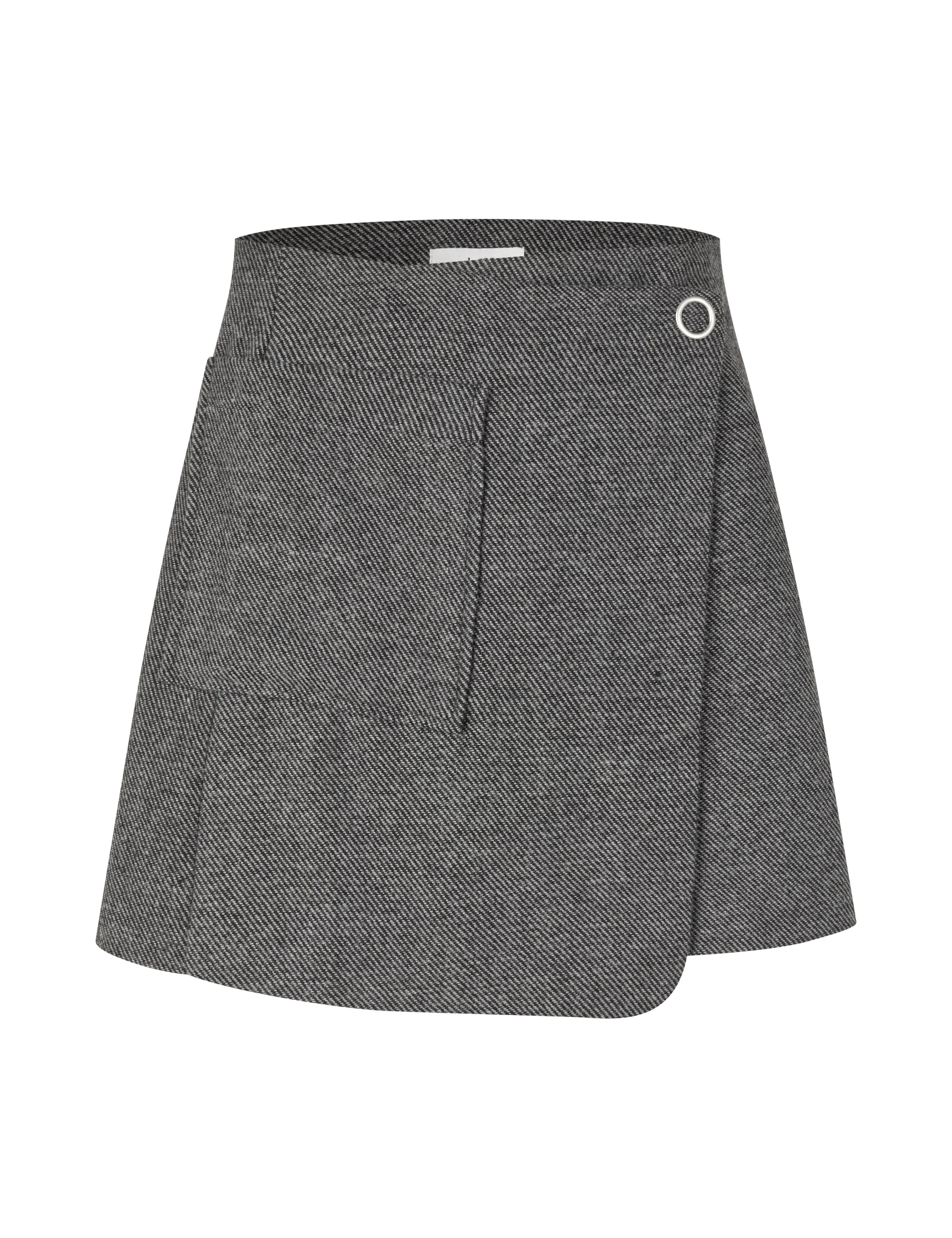 Kayanna-M Skirt - Black Twill - Image 3