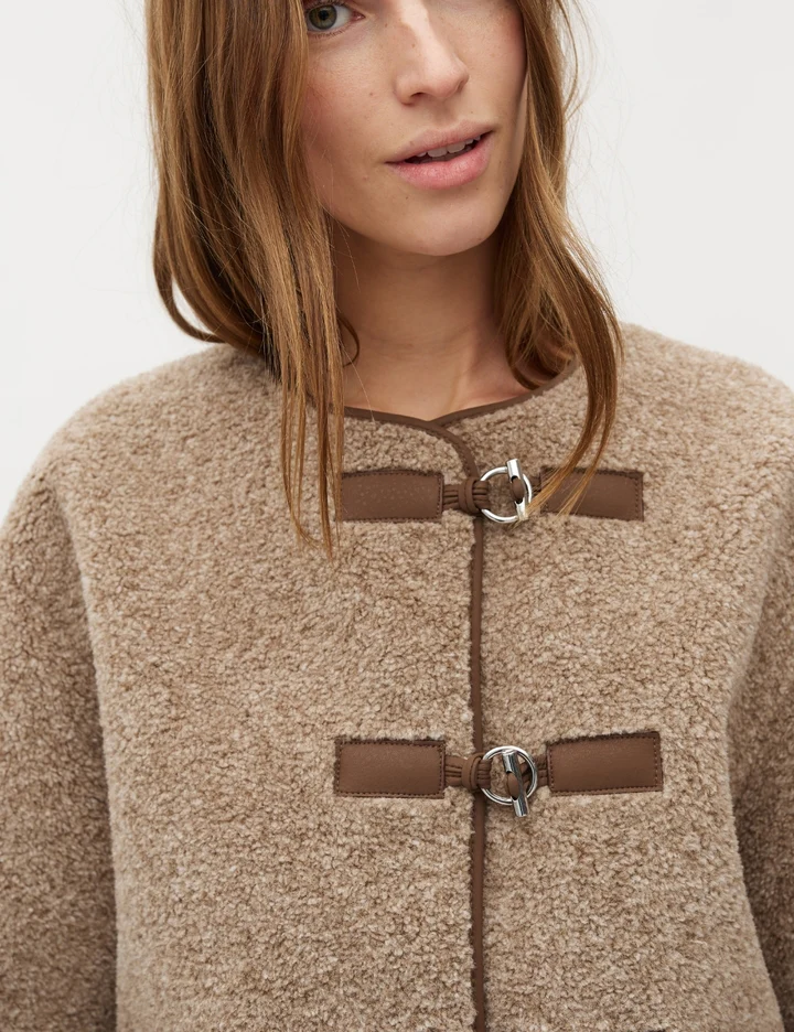 Keisa-M Jacket - Grey Coffee Melange - Image 3