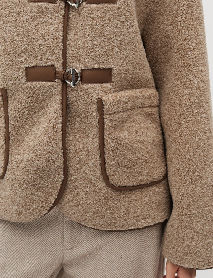 Keisa-M Jacket - Grey Coffee Melange - Image 4