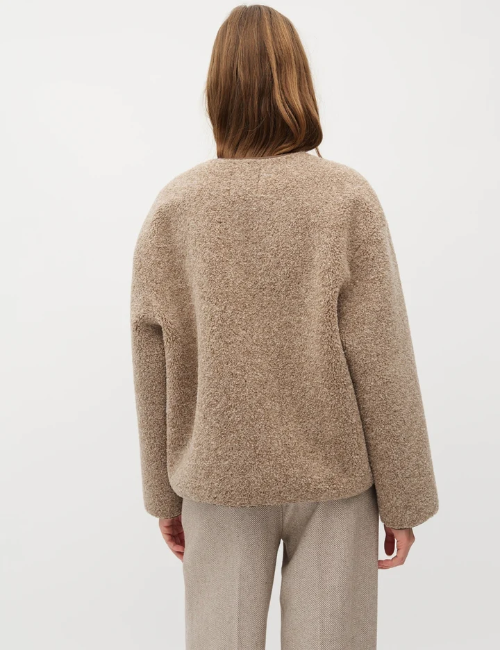 Keisa-M Jacket - Grey Coffee Melange - Image 5