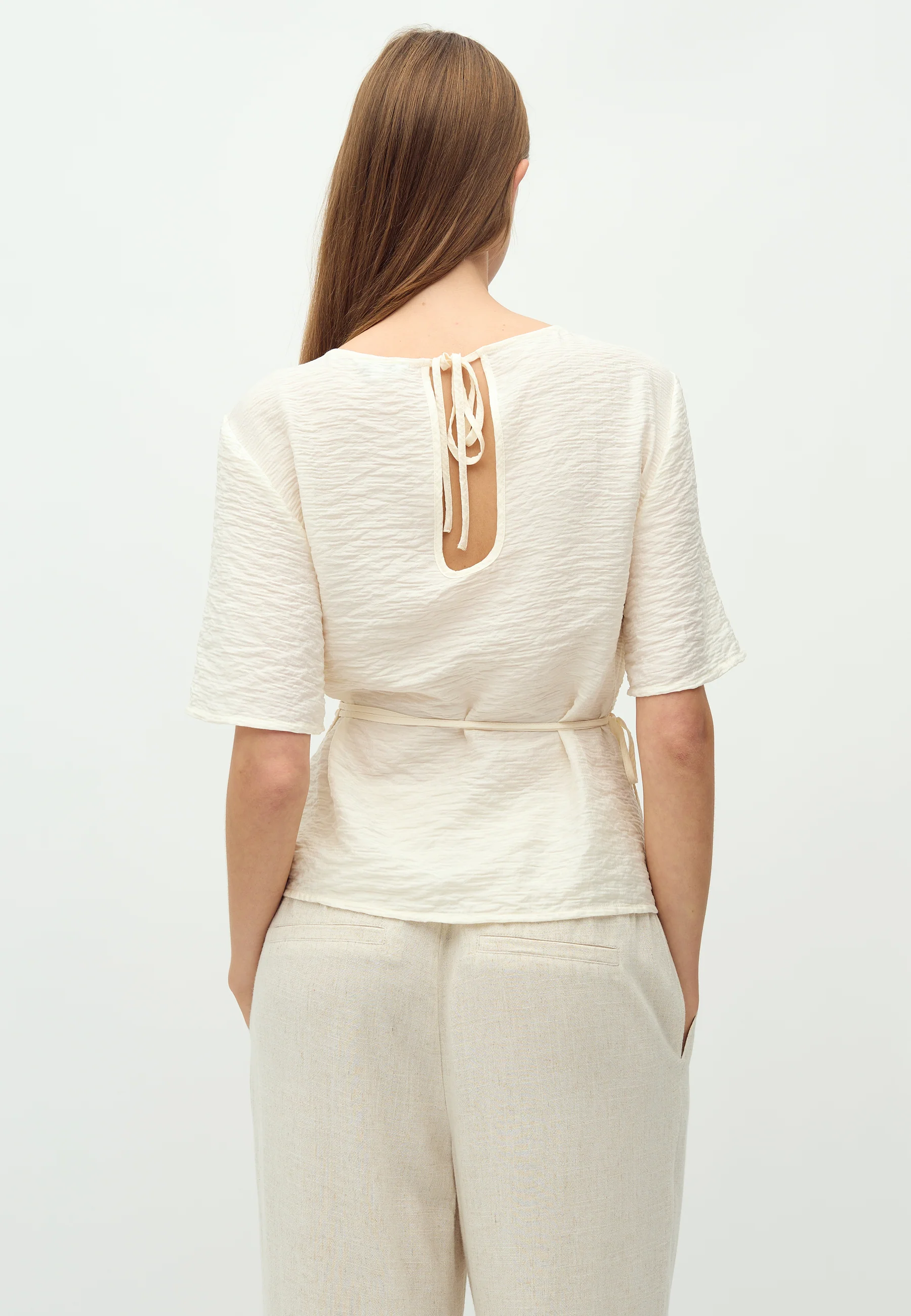 Kylar Short-M Blouse - Sugar - Image 3