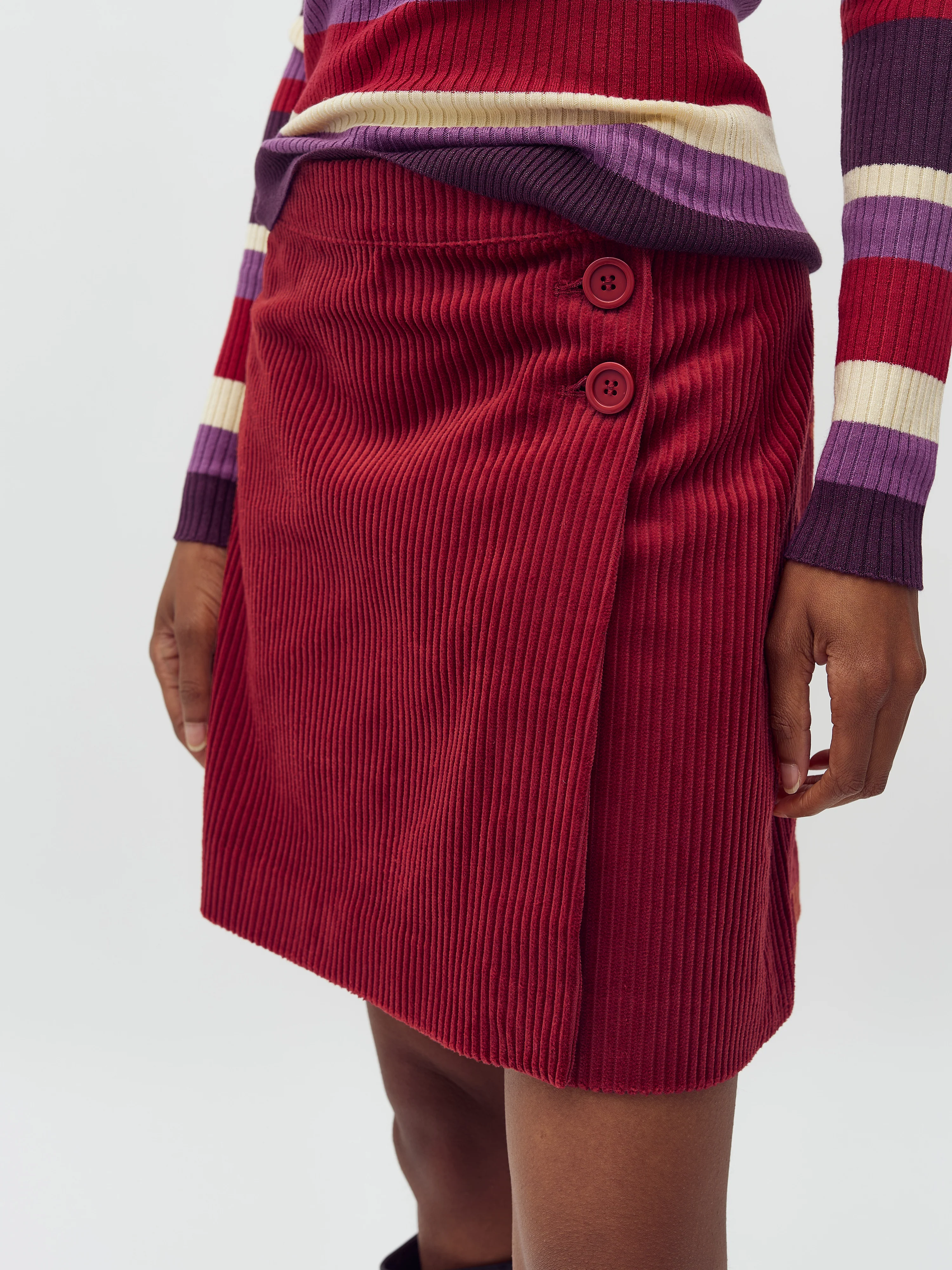 Marlie-M Skirt - Karanda Red - Image 5