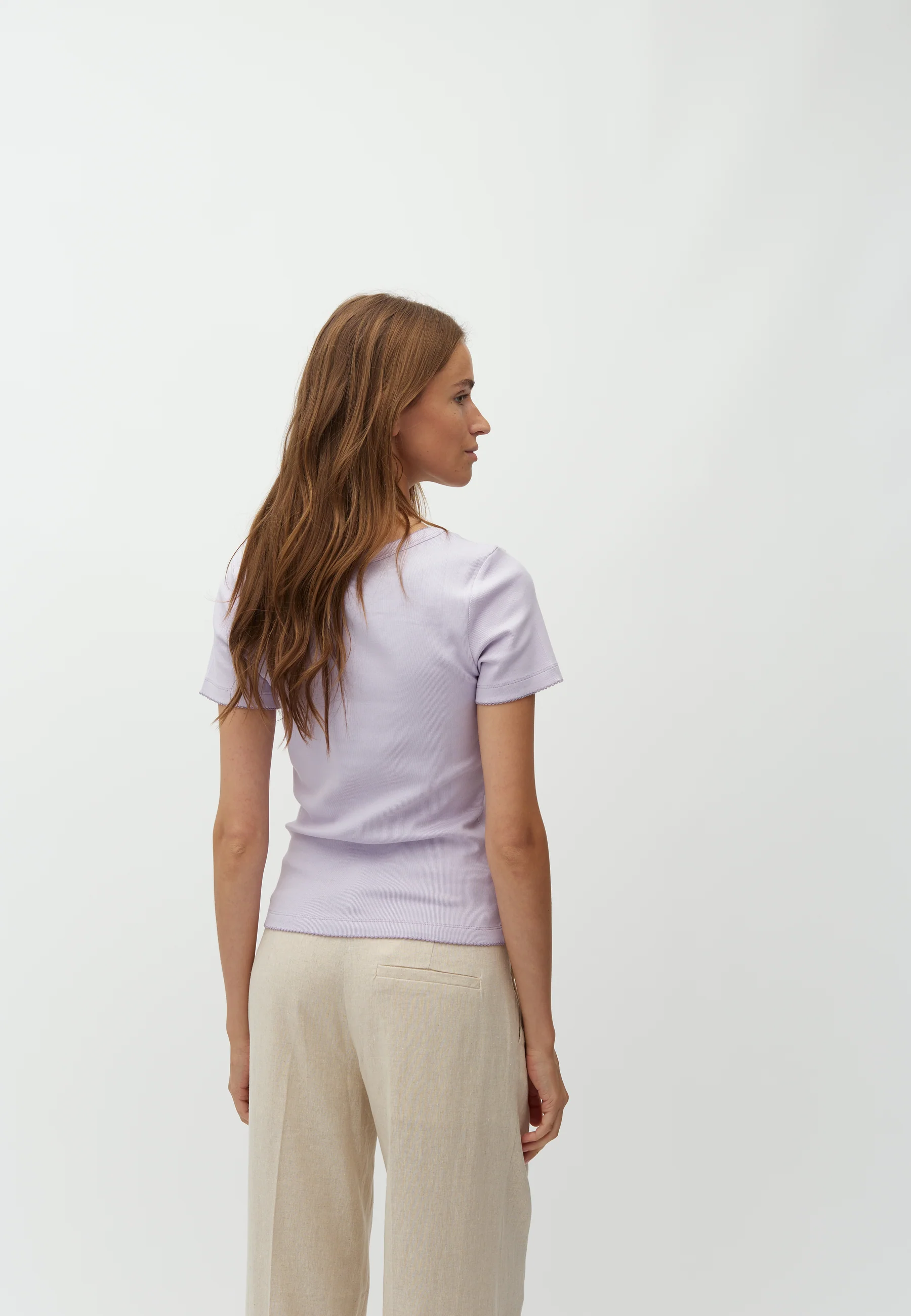 Otis Crochet-M T-shirt - Orchid Petal - Image 3