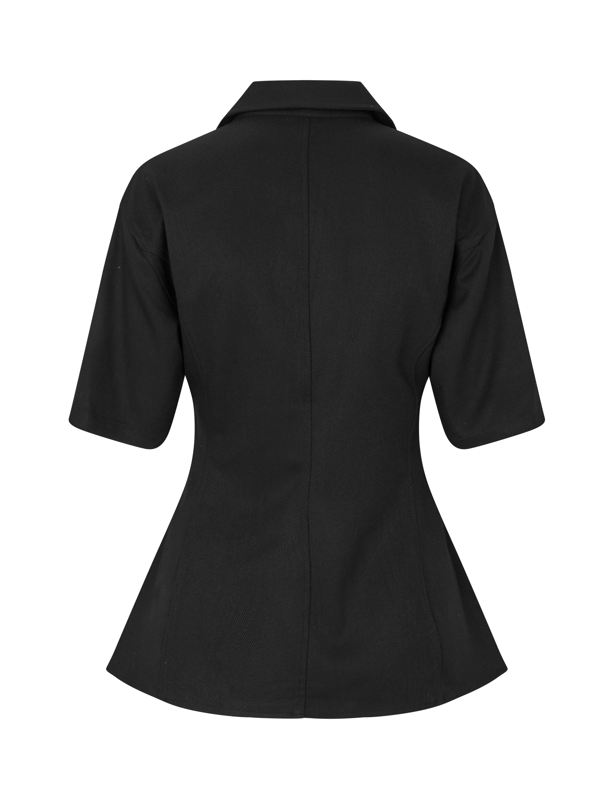 Peplina-M Shirt Blouse - Black - Image 6