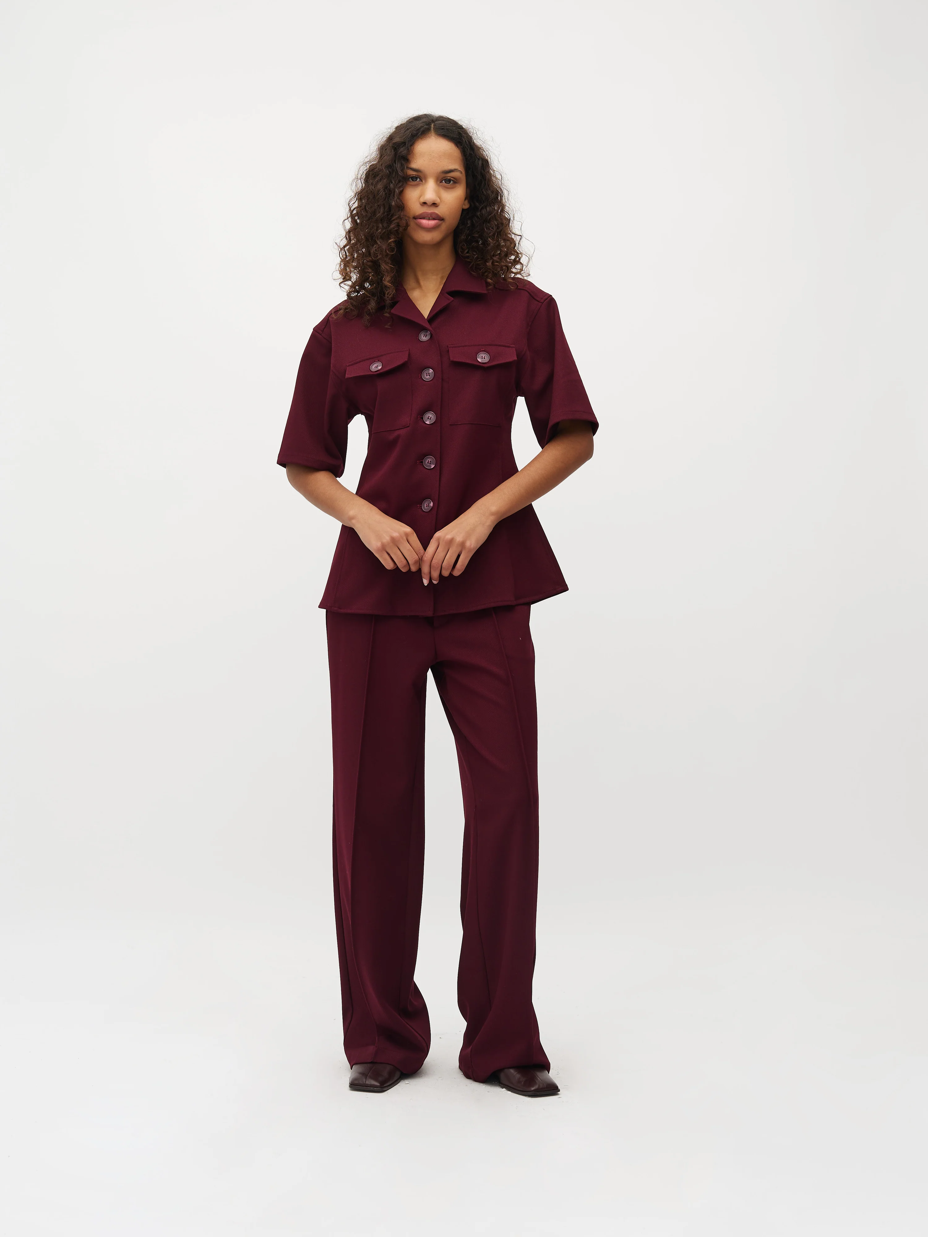 Peplina-M Shirt Blouse - Fig - Image 4