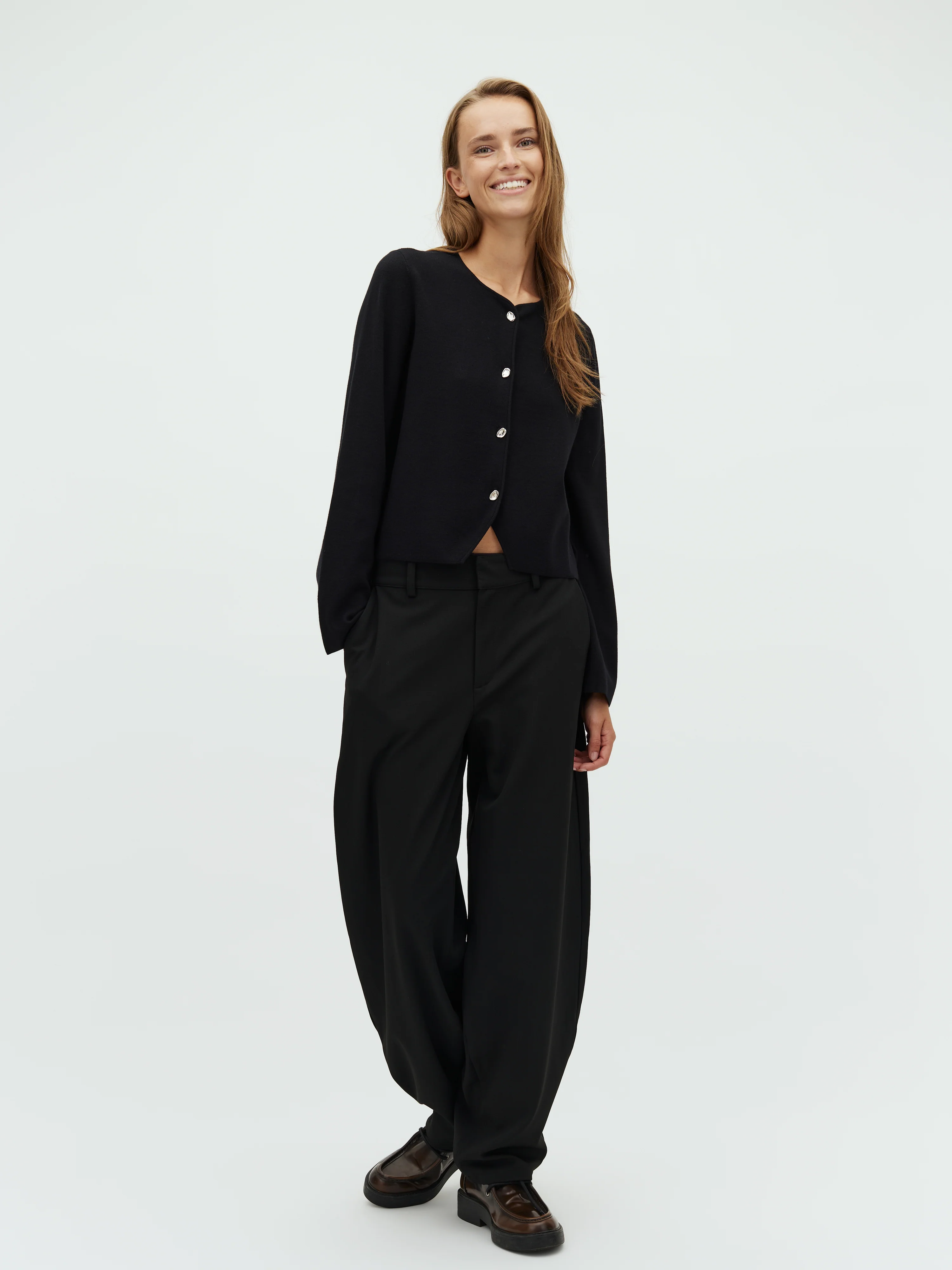 Salina-M Cardigan - Black - Image 3