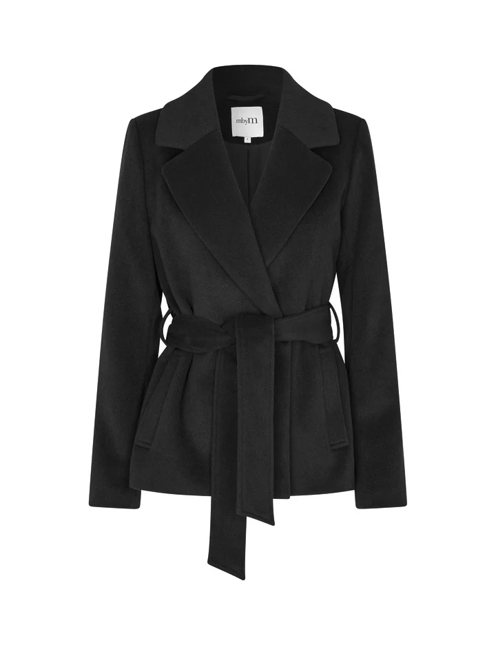 Tanni Short-M Coat - Black - Image 5