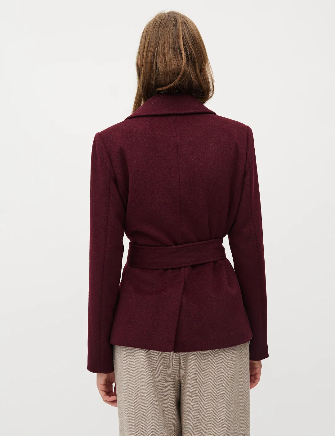 Tanni Short-M Coat - Fig - Image 4