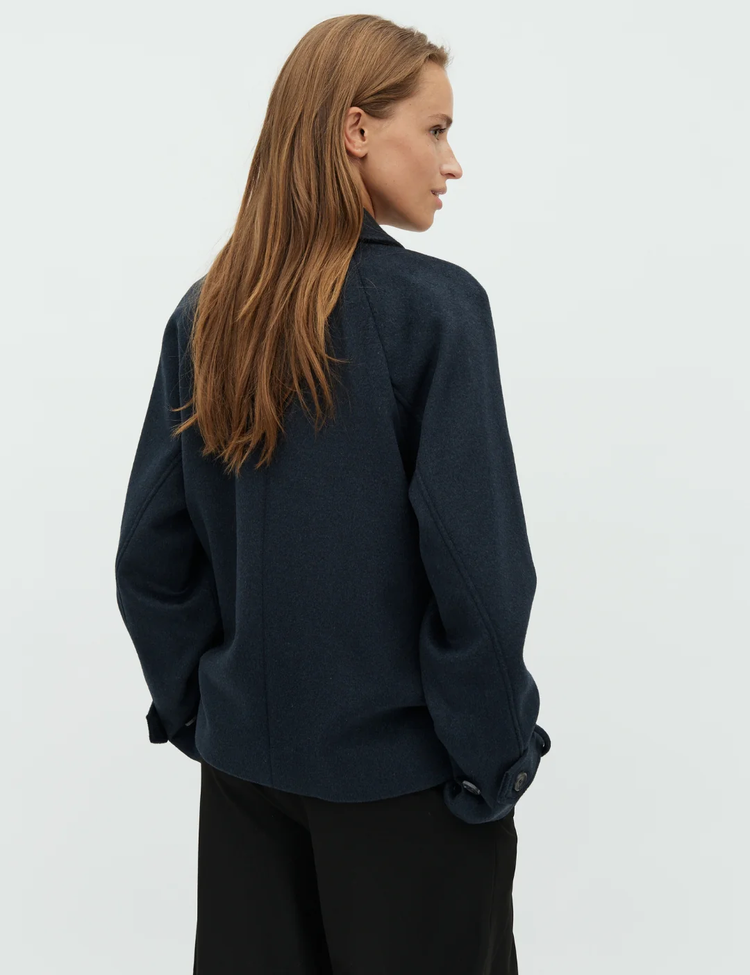 Tary-M Wool Jacket - Night Sky Melange - Image 4