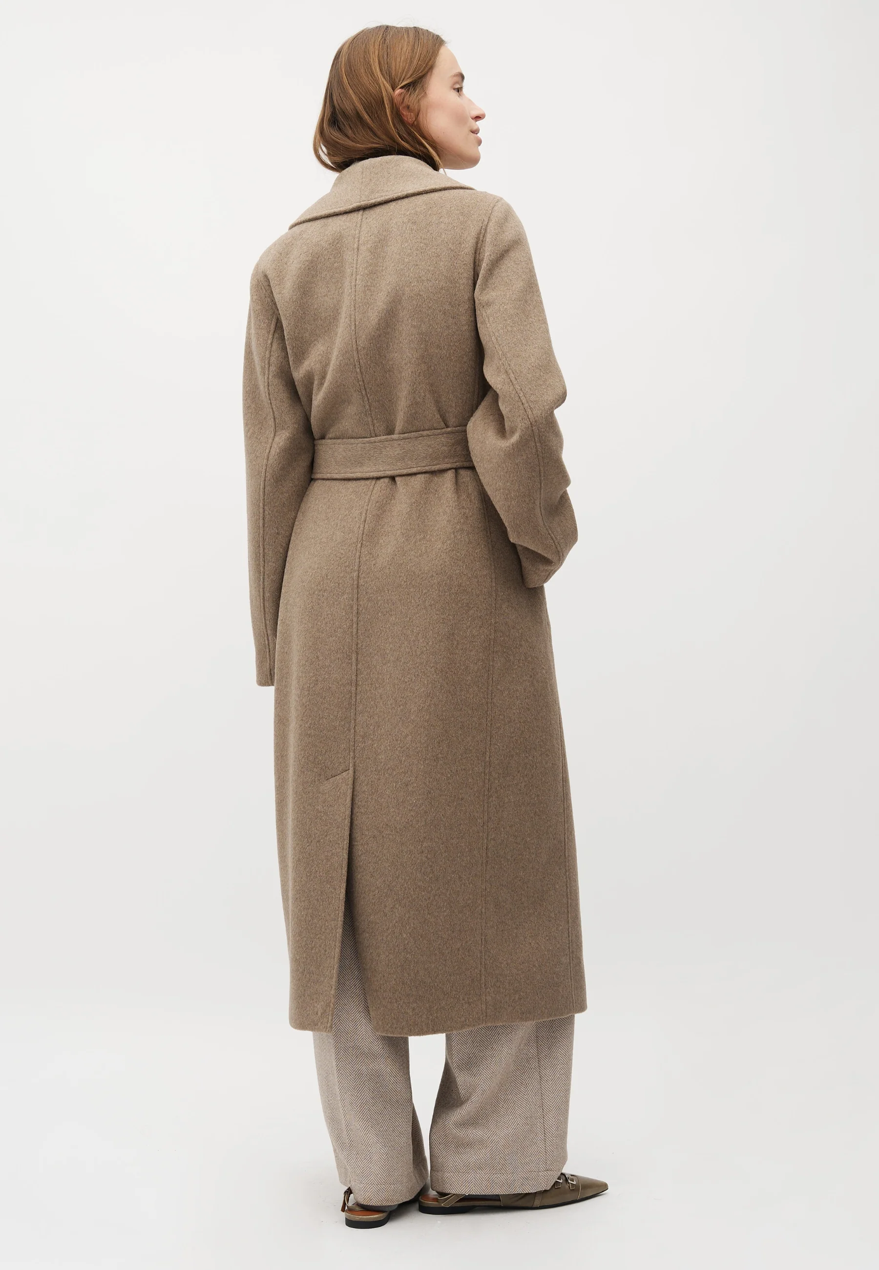 Umia-M Coat - Greige Melange - Image 3